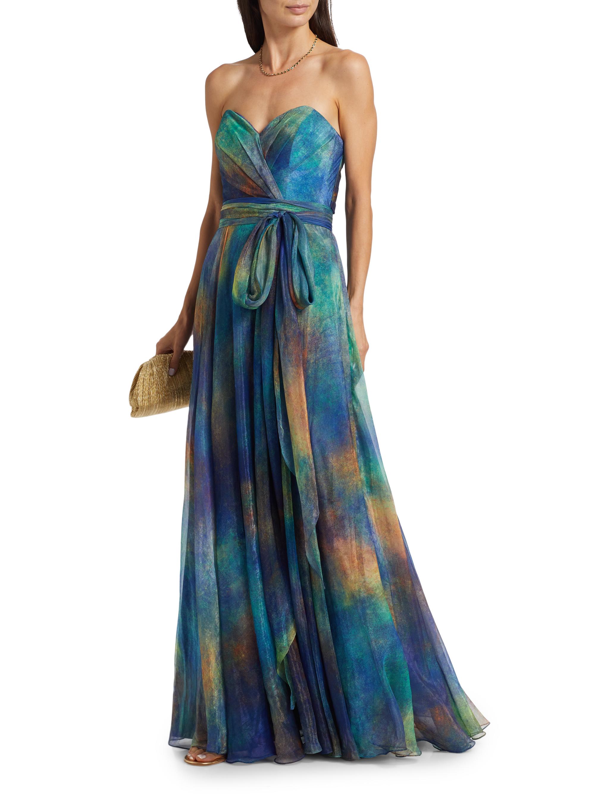 long sleeve midi dresses Zimmermann Luna Blue Paisley Button Long Sleeve Midi Dress