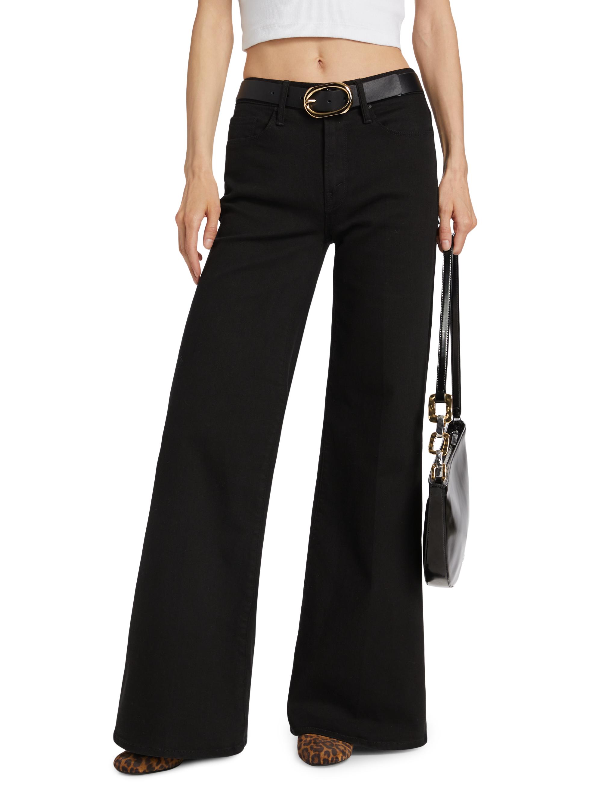 Mother The Twister Sneak Wide-Leg Jeans | Saks Fifth Avenue