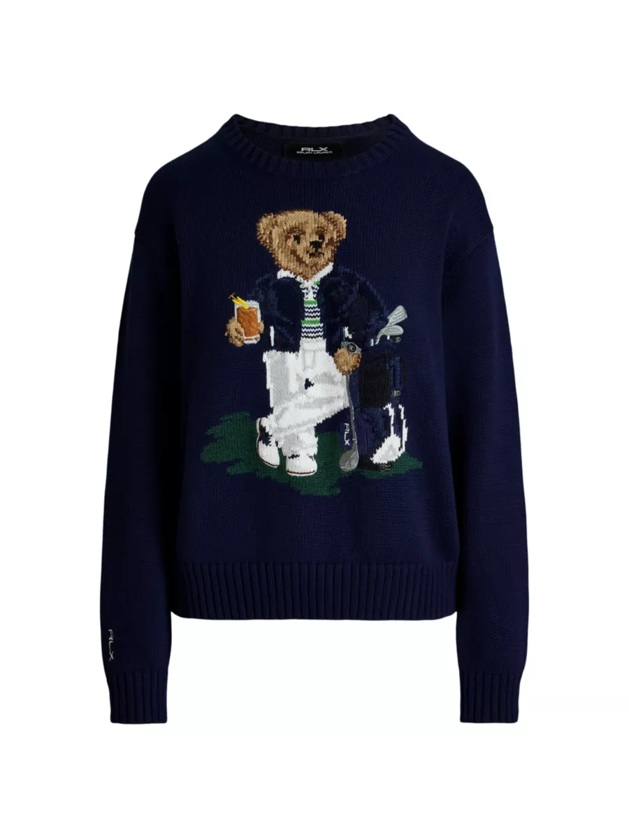 Shop RLX Ralph Lauren Max Polo Bear Sweater | Saks Fifth Avenue Shop RLX Ralph Lauren Max Polo Bear Sweater | Saks Fifth Avenue