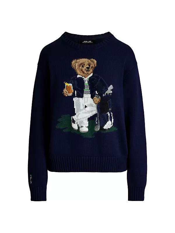Shop RLX Ralph Lauren Max Polo Bear Sweater | Saks Fifth Avenue Shop RLX Ralph Lauren Max Polo Bear Sweater | Saks Fifth Avenue