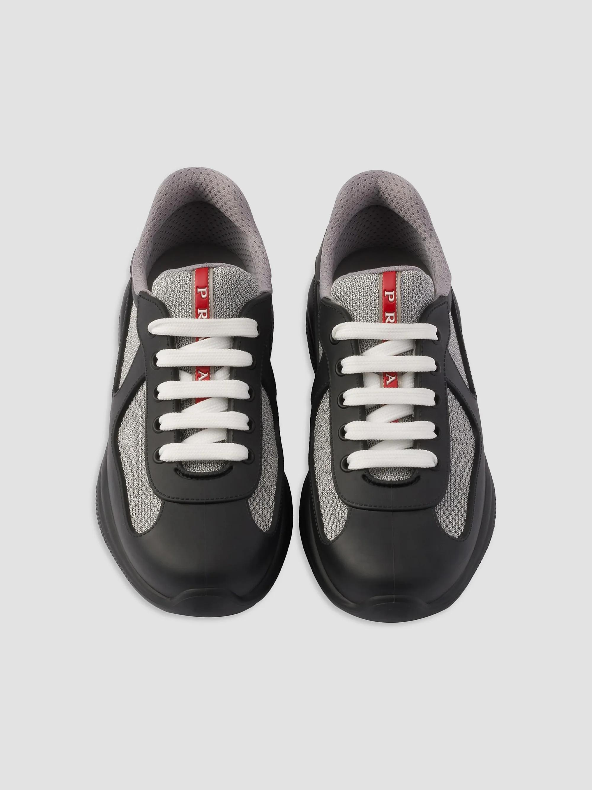 Prada Women's America's Cup Soft Rubber and Bike Fabric Sneakers