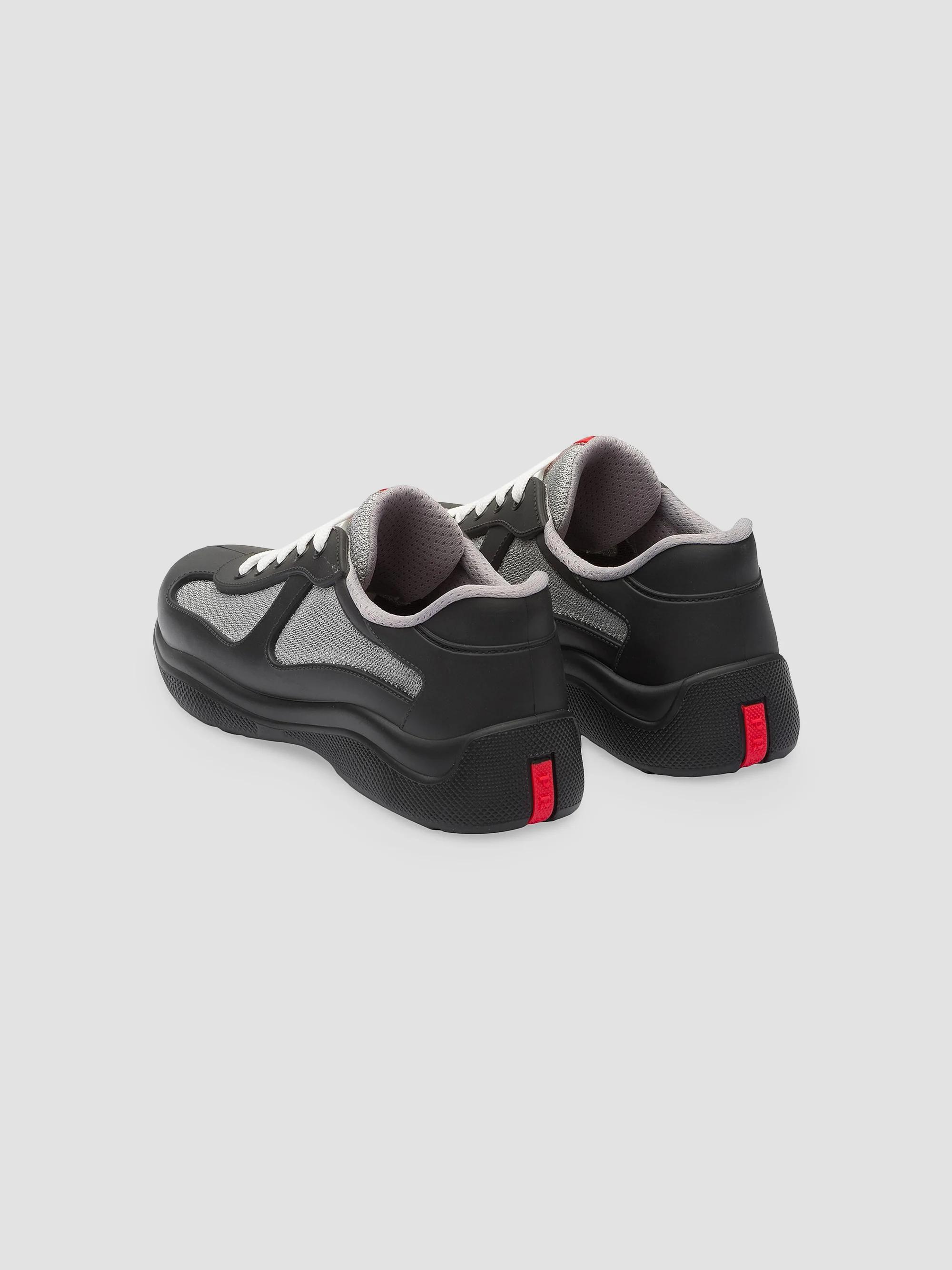 Prada Women's America's Cup Soft Rubber and Bike Fabric Sneakers