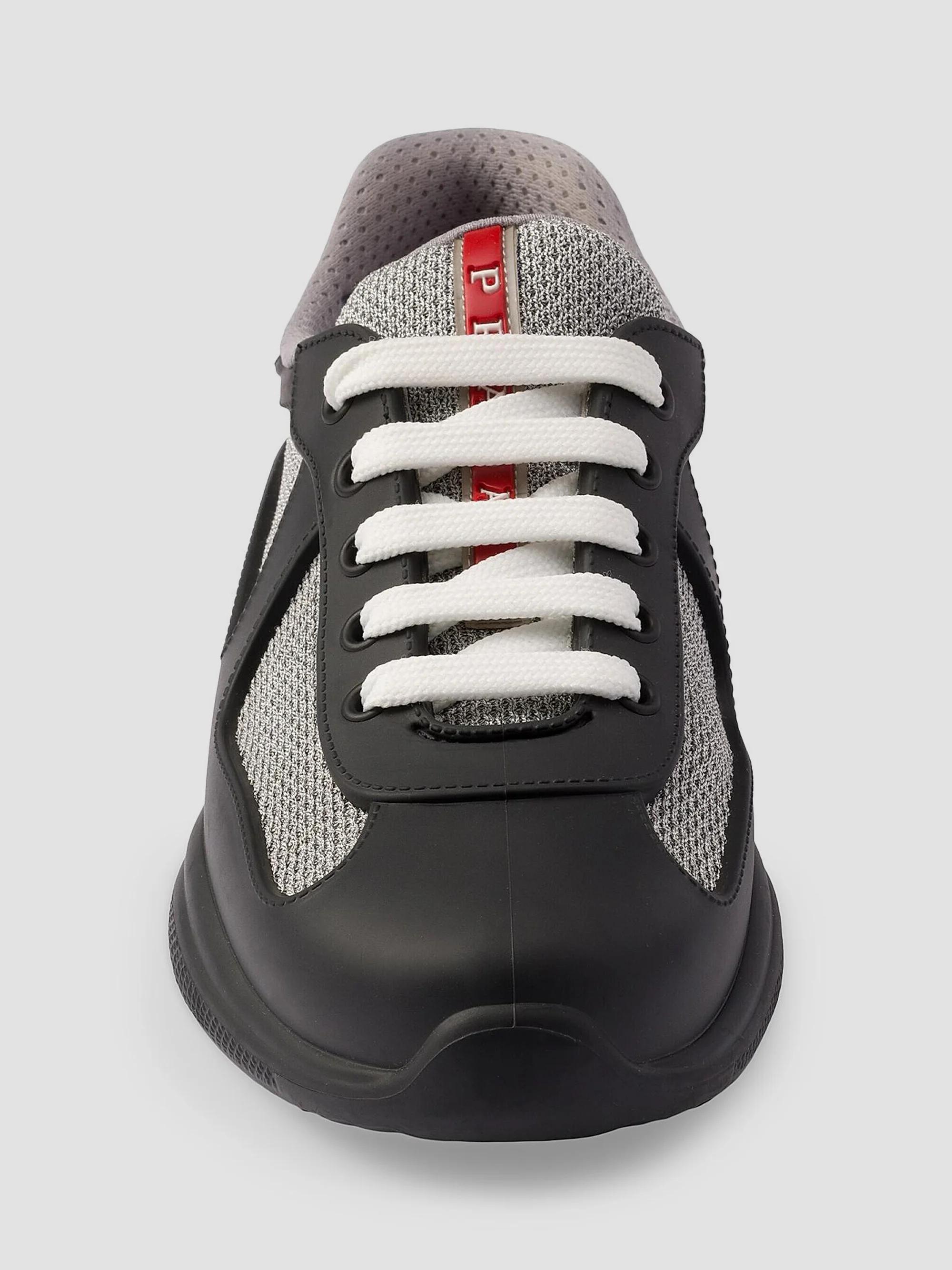 Prada Women's America's Cup Soft Rubber and Bike Fabric Sneakers