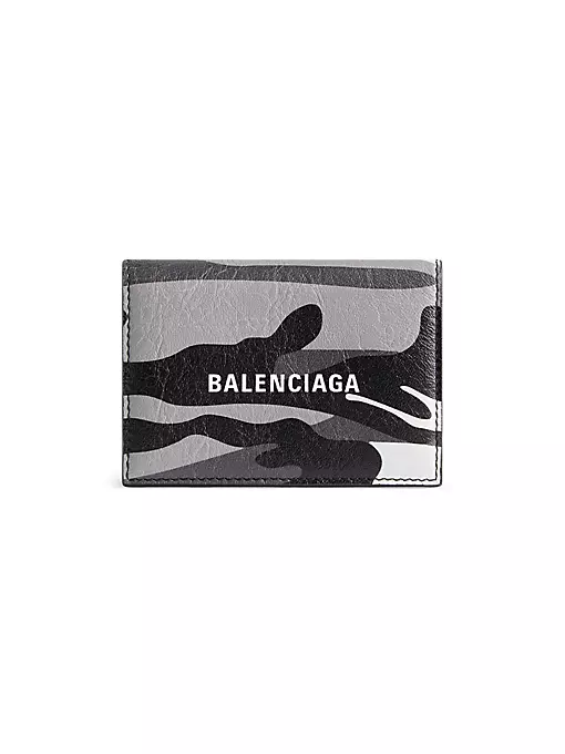 Balenciaga - Cash Mini Wallet Camo Print