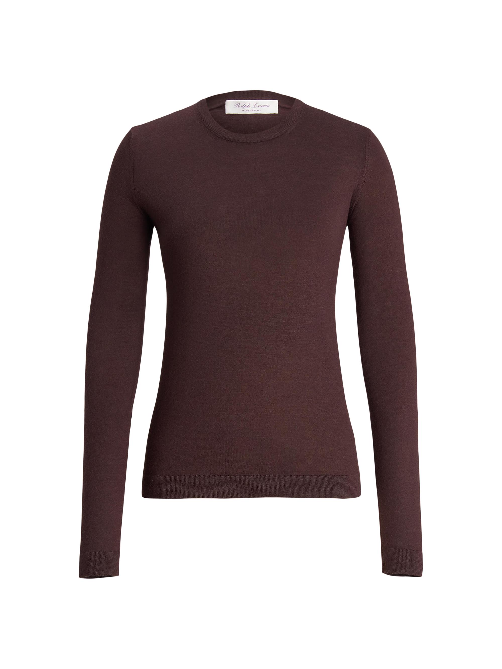 Ralph Lauren Collection Women's Cashmere Jersey Sweater - Mocha