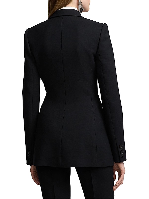 Shop Ralph Lauren Collection Hardison Single-Breasted Blazer Shop Ralph Lauren Collection Hardison Single-Breasted Blazer