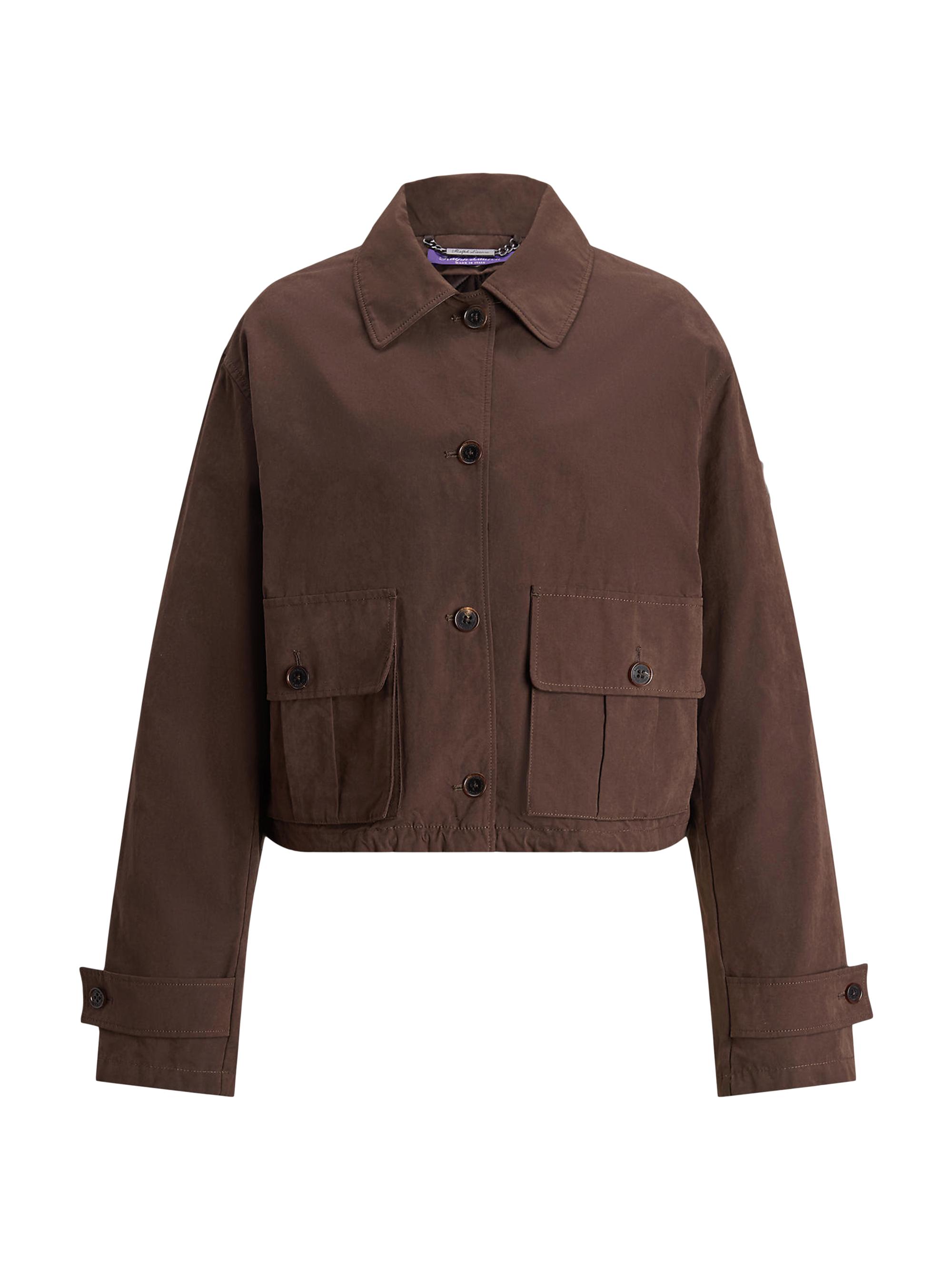 louren ローレン/stand collar short jacket Saint Laurent Saharienne Short Jacket | Saks Fifth Avenue