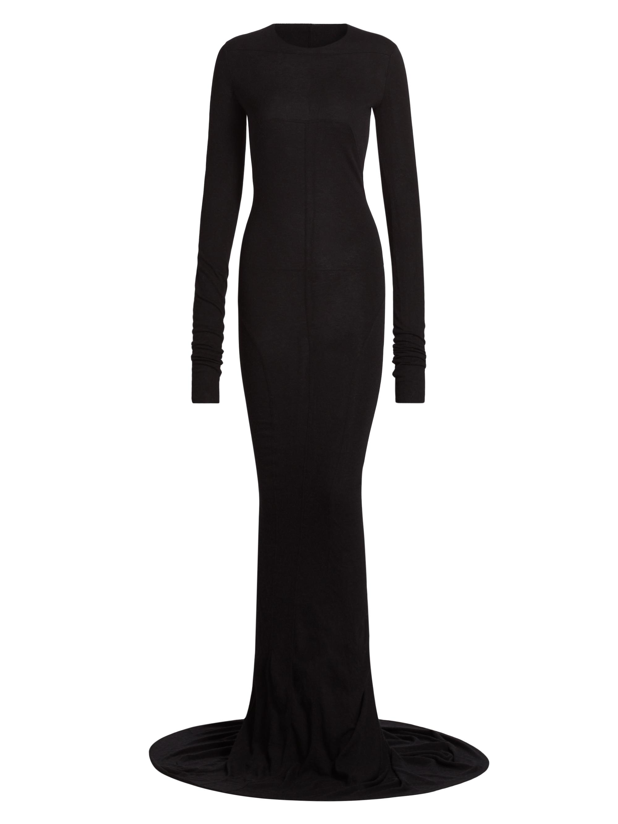 Rick Owens Women's Edfu Long-Sleeve Gown - Black