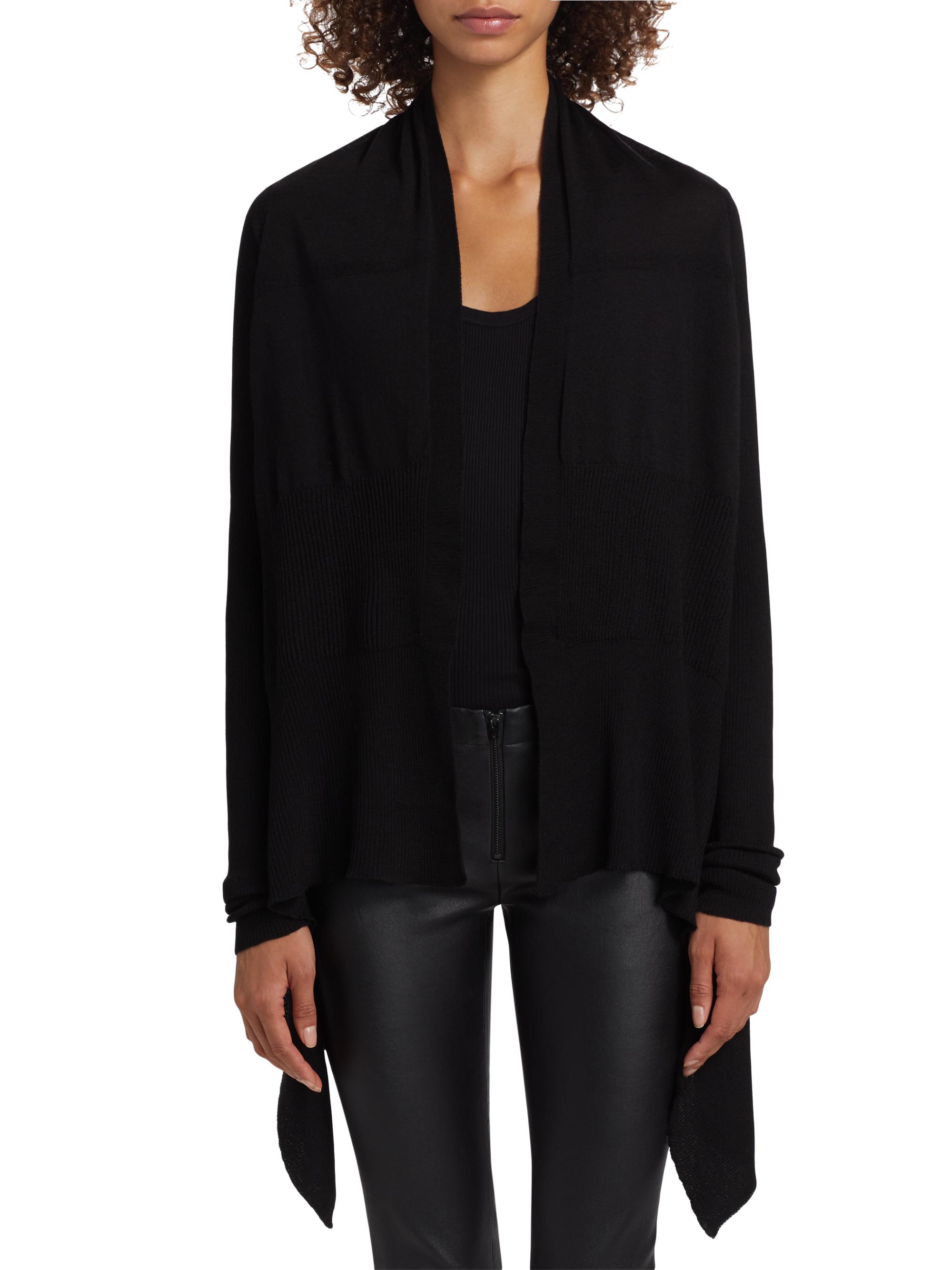 Rick Owens 20SS LS SNAP CARDIGAN 黒XS Rick Owens 20SS LS SNAP