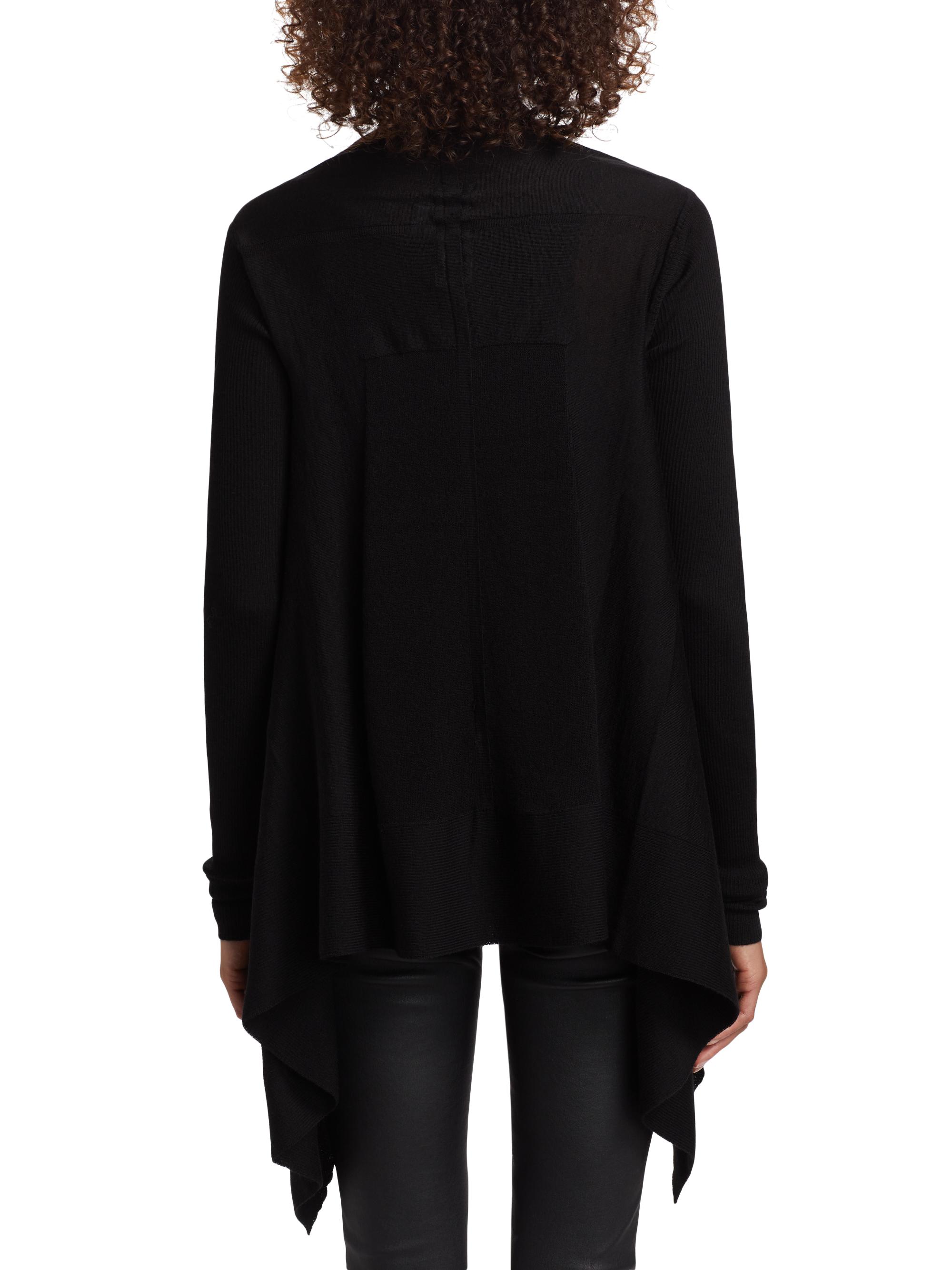 Rick Owens Wool Wrap Cardigan | Saks Fifth Avenue