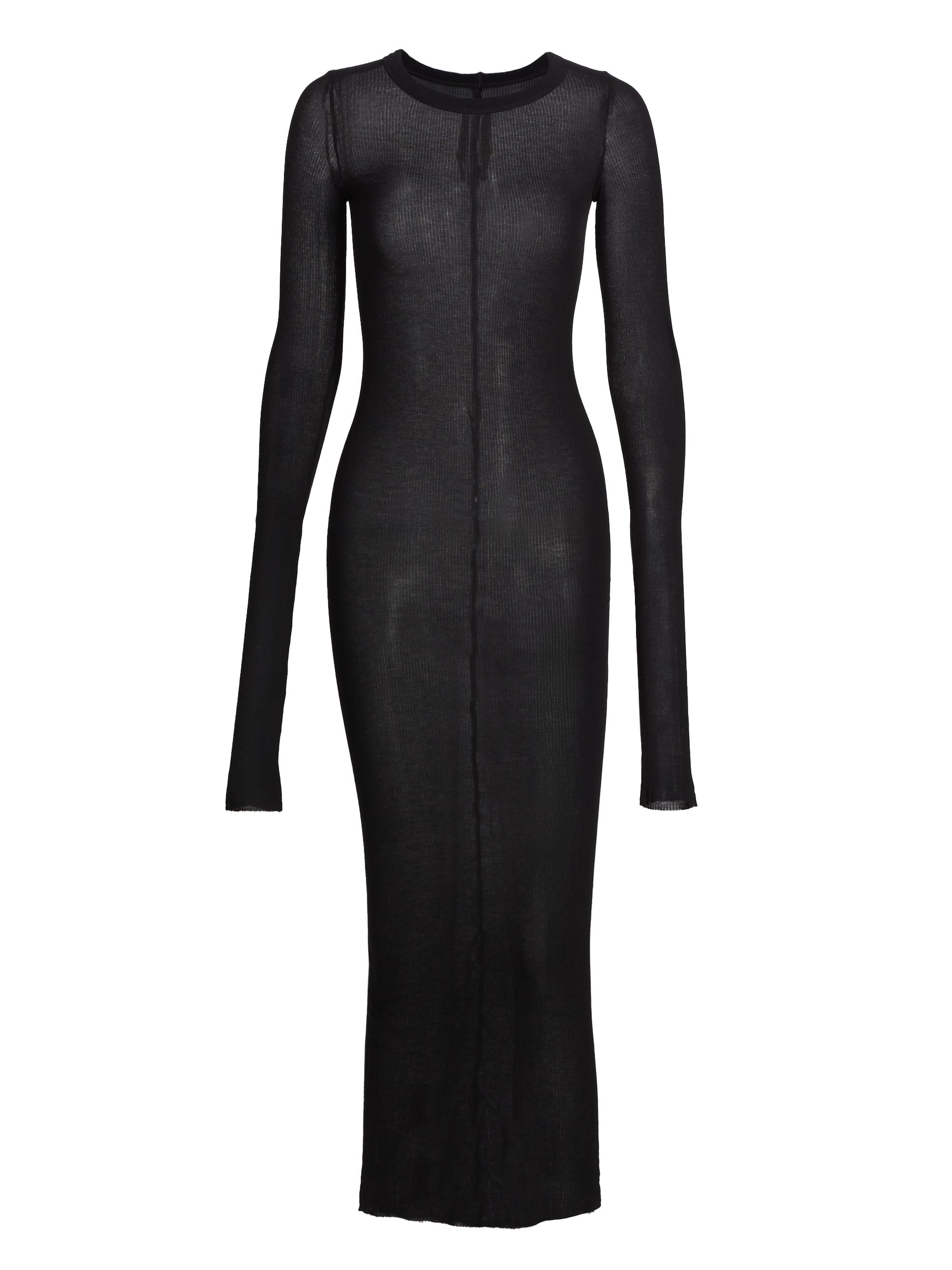 Rick Owens Women's Porterville Sheer Maxi Dress - Black