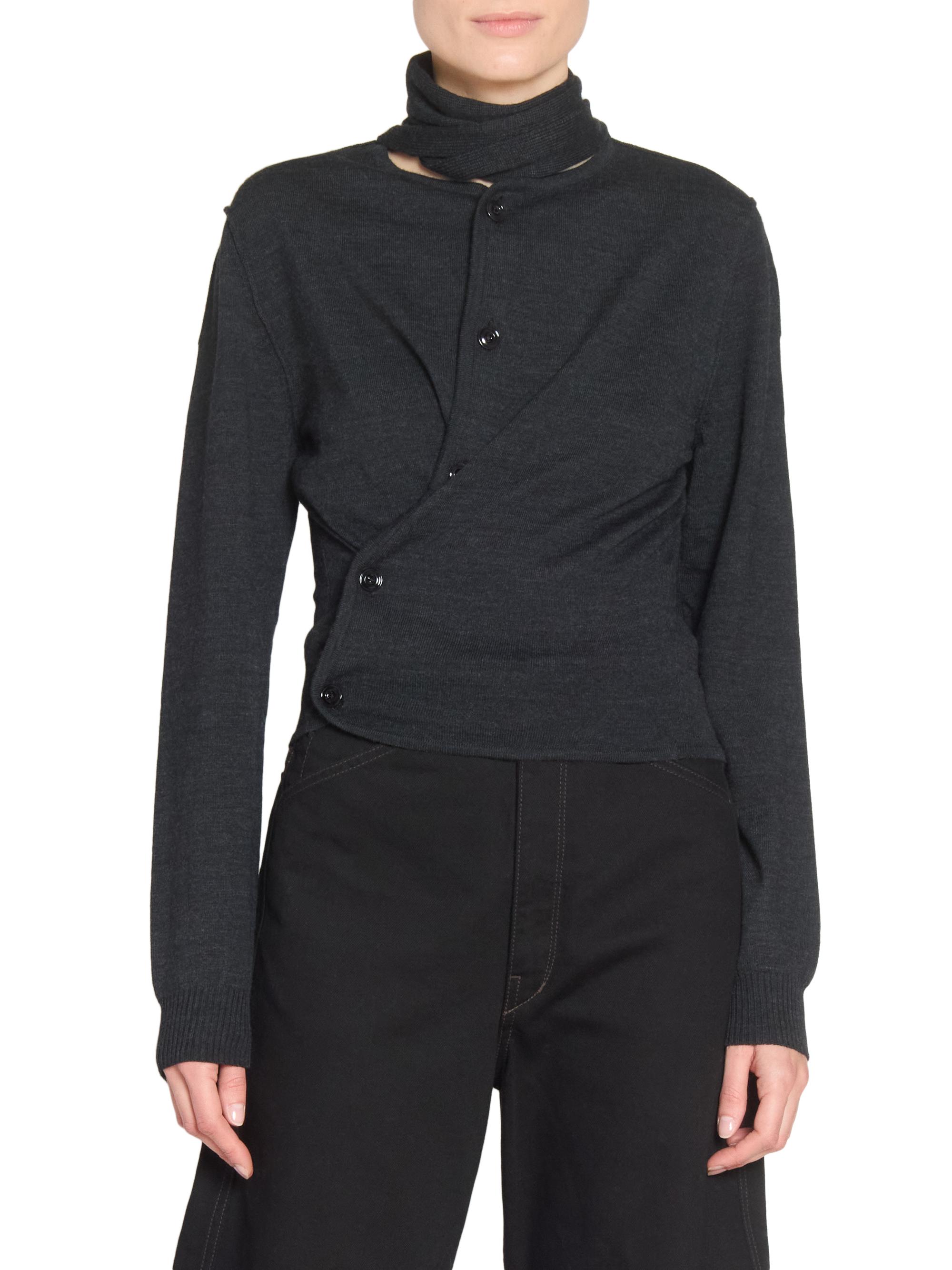 Lemaire Twisted Scarf Cardigan | Saks Fifth Avenue