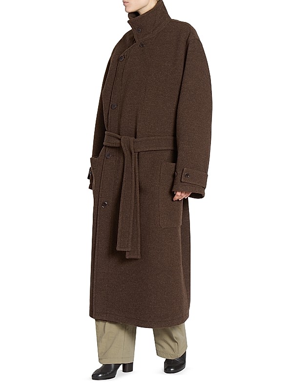 Shop Lemaire Wool Belted Long Coat | Saks Fifth Avenue Shop Lemaire Wool Belted Long Coat | Saks Fifth Avenue