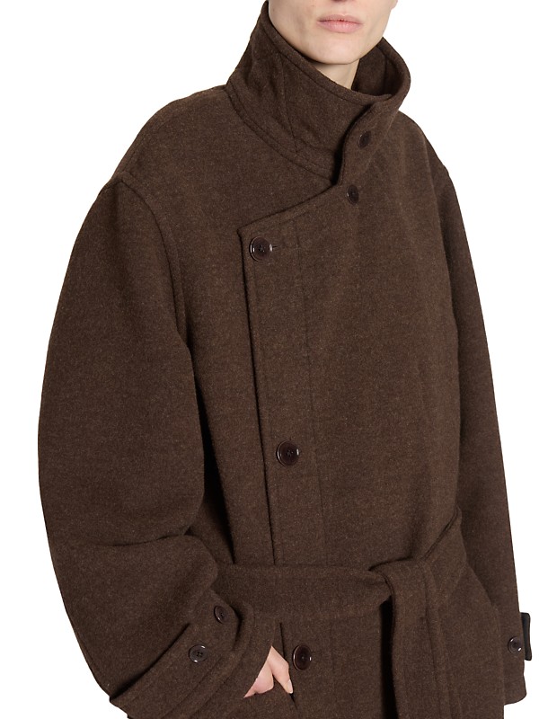Shop Lemaire Wool Belted Long Coat | Saks Fifth Avenue Shop Lemaire Wool Belted Long Coat | Saks Fifth Avenue