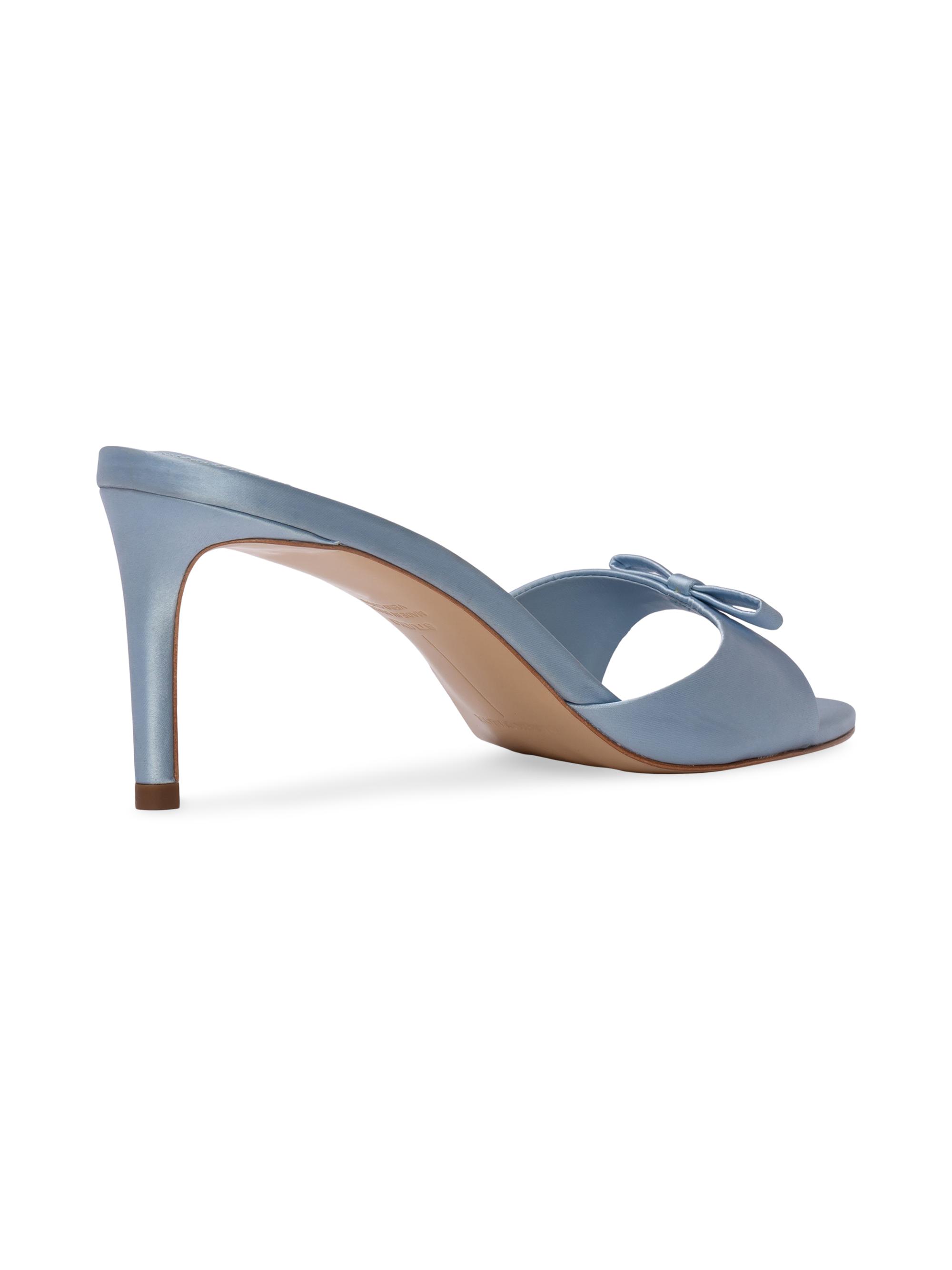 Black Suede Studio Albie 65MM Satin Mule Sandals | Saks Fifth Avenue