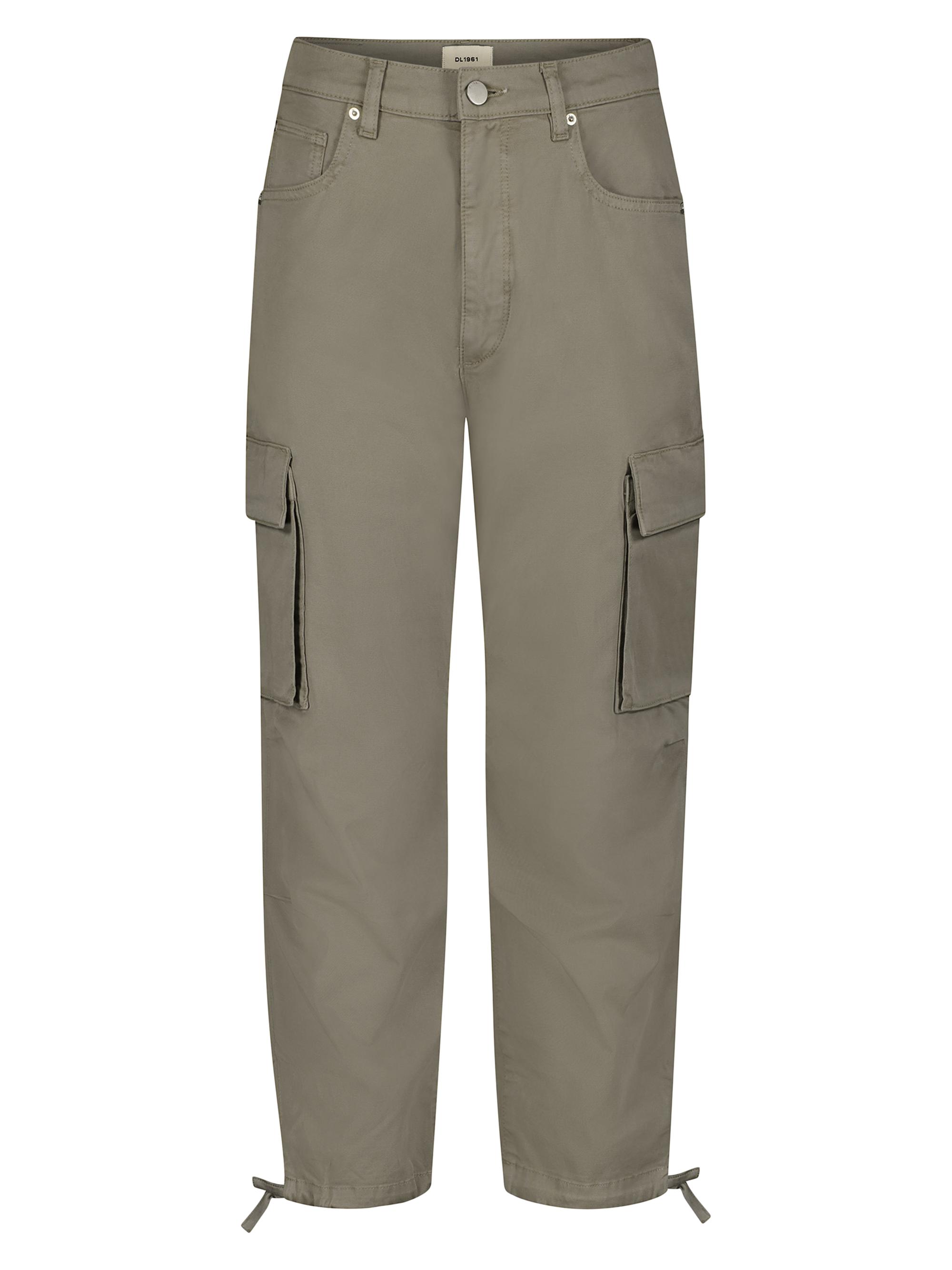 DL1961 Women's Gwen Jogger Cargo Pants - Alpine Green