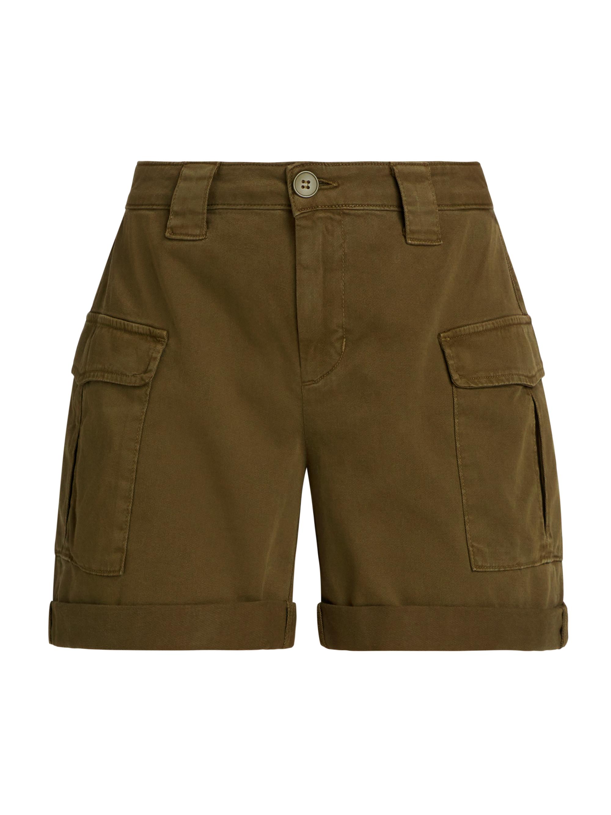 L'AGENCE Women's Abel Cotton Utility Shorts - British Khaki