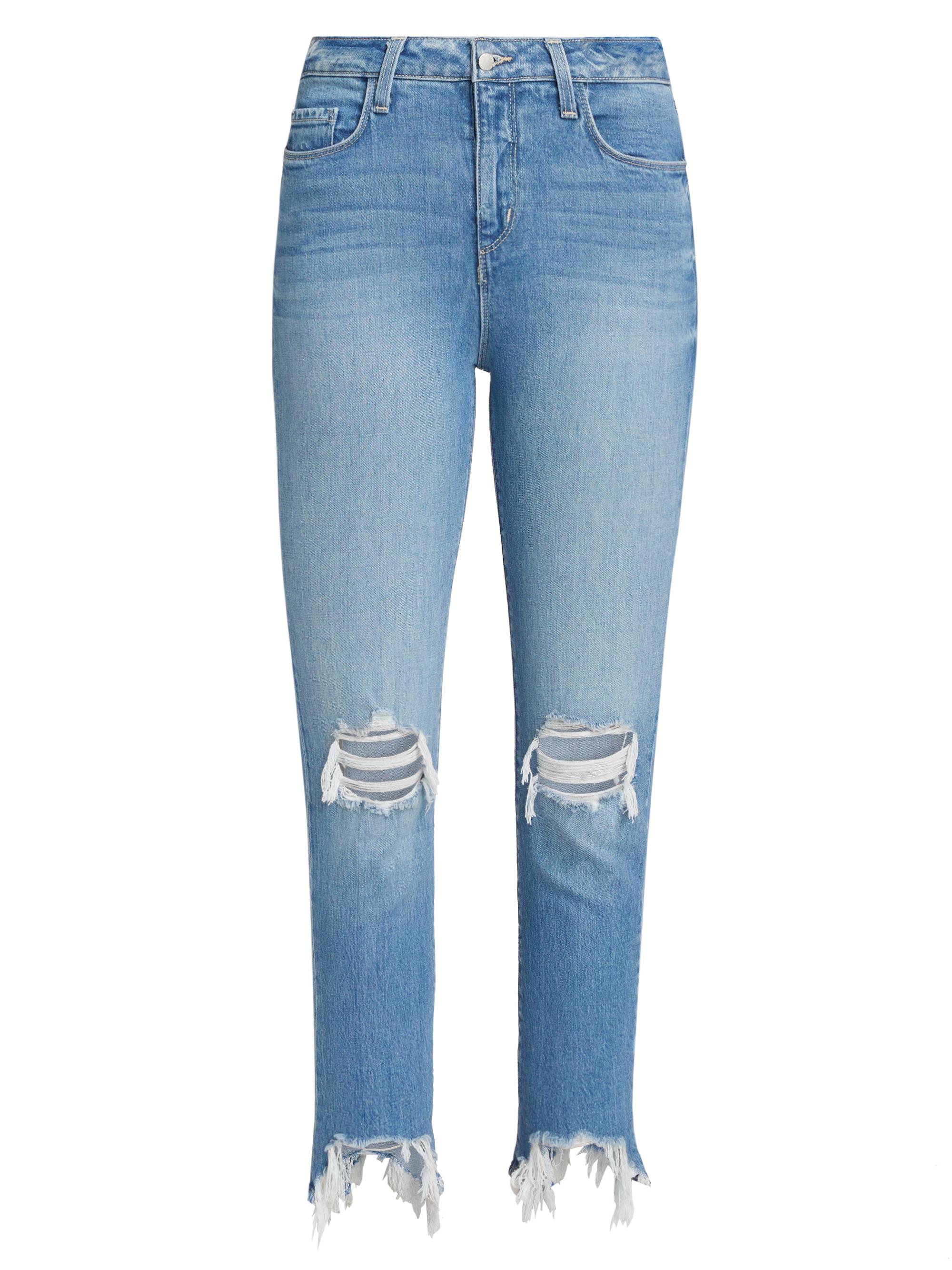 L'AGENCE Women's High Line High-Rise Skinny Jeans - Seneca Destruct