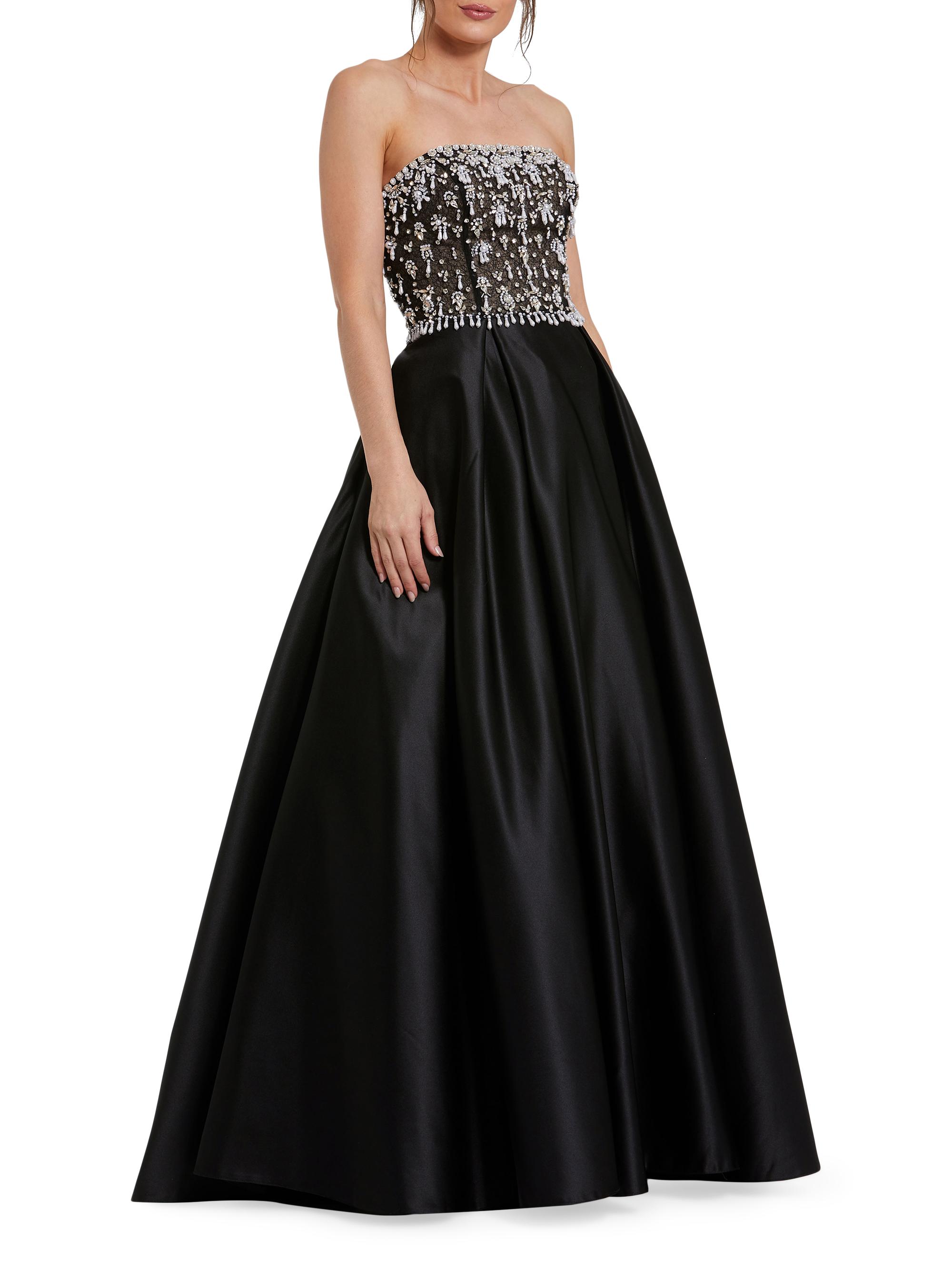 Mac Duggal Strapless Embellished Satin Gown Mac Duggal Satin Embellished Strapless Ballgown | Saks Fifth Avenue