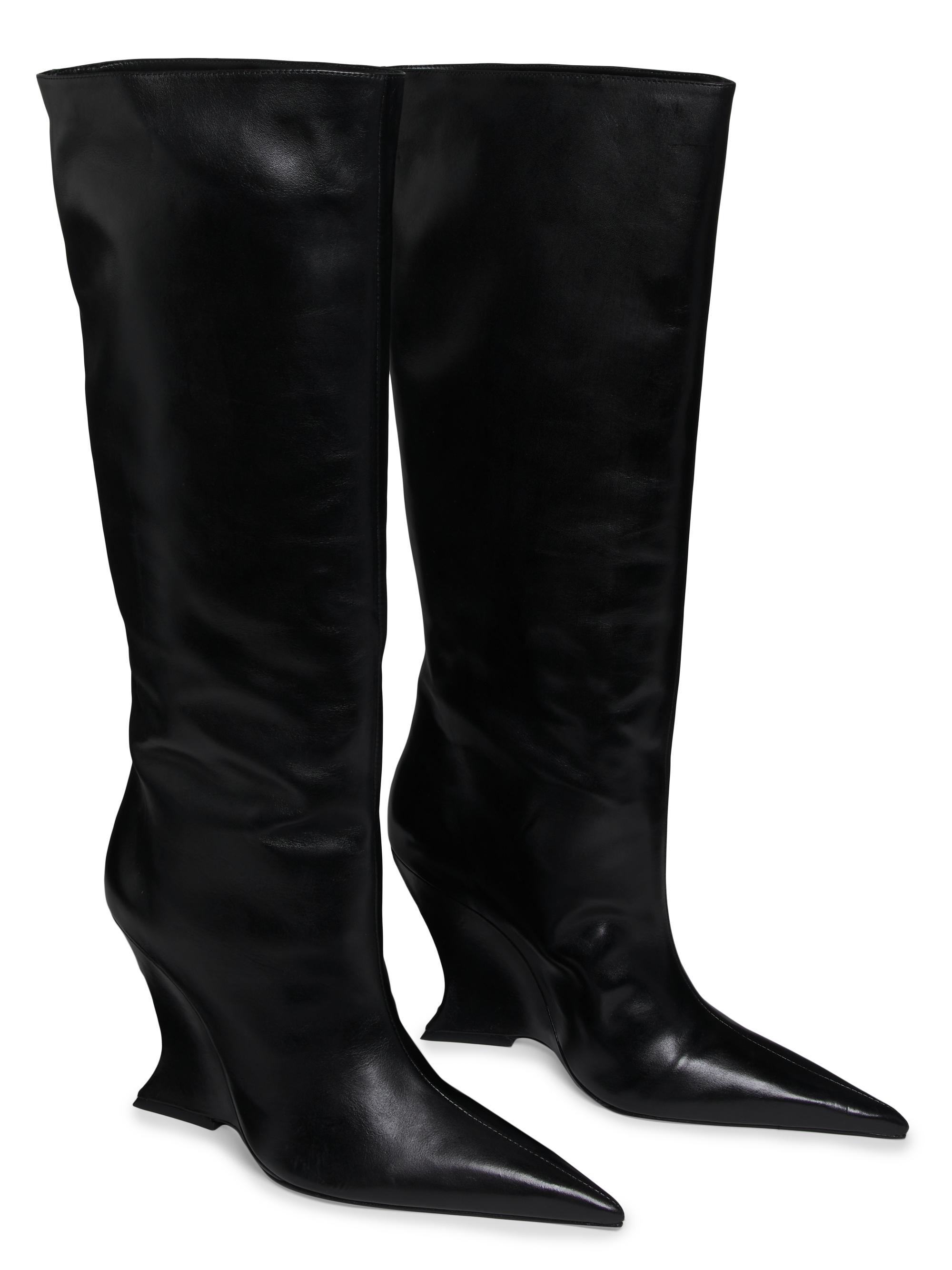 Siena 115MM Leather Over-The-Knee Boots