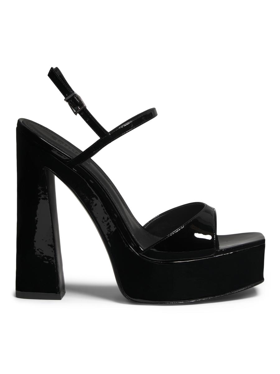 サンダル・ミュール Patent Leather Platform Sandal Shoes Women's ECCO® Sculpted LX 35 Leather Sandal | Beige
