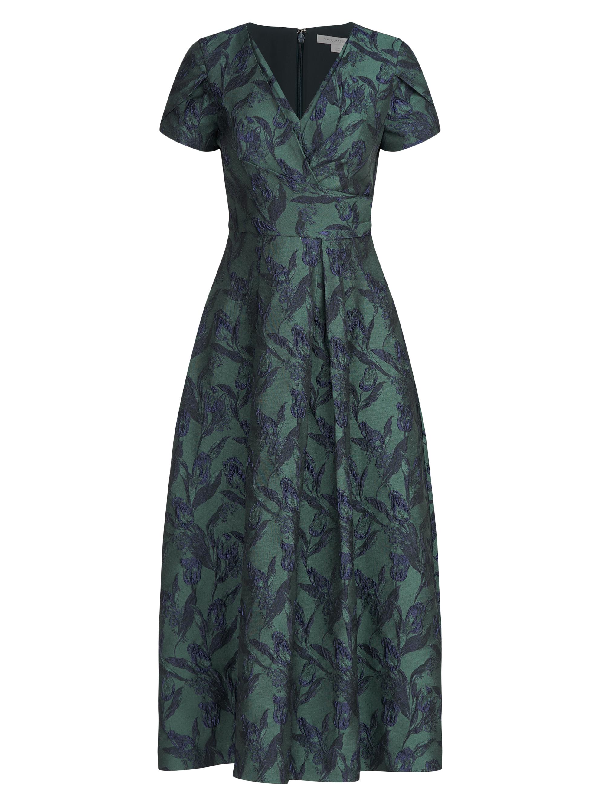 Kay Unger Women's Mirabel Tea-Length Dress - Light Emerald