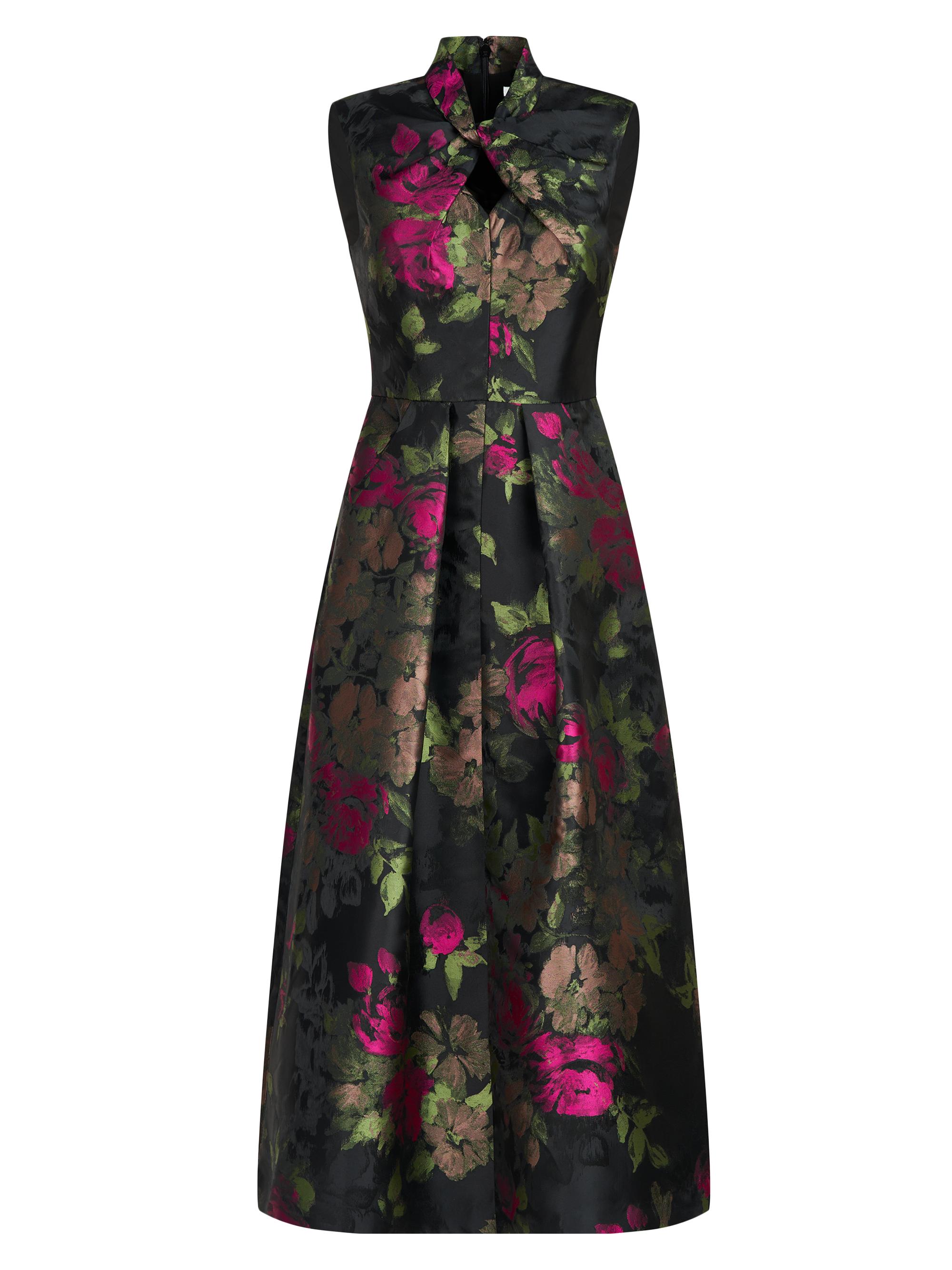Kay Unger Rosemarie Floral Jacquard Cocktail Dress | Saks Fifth Avenue