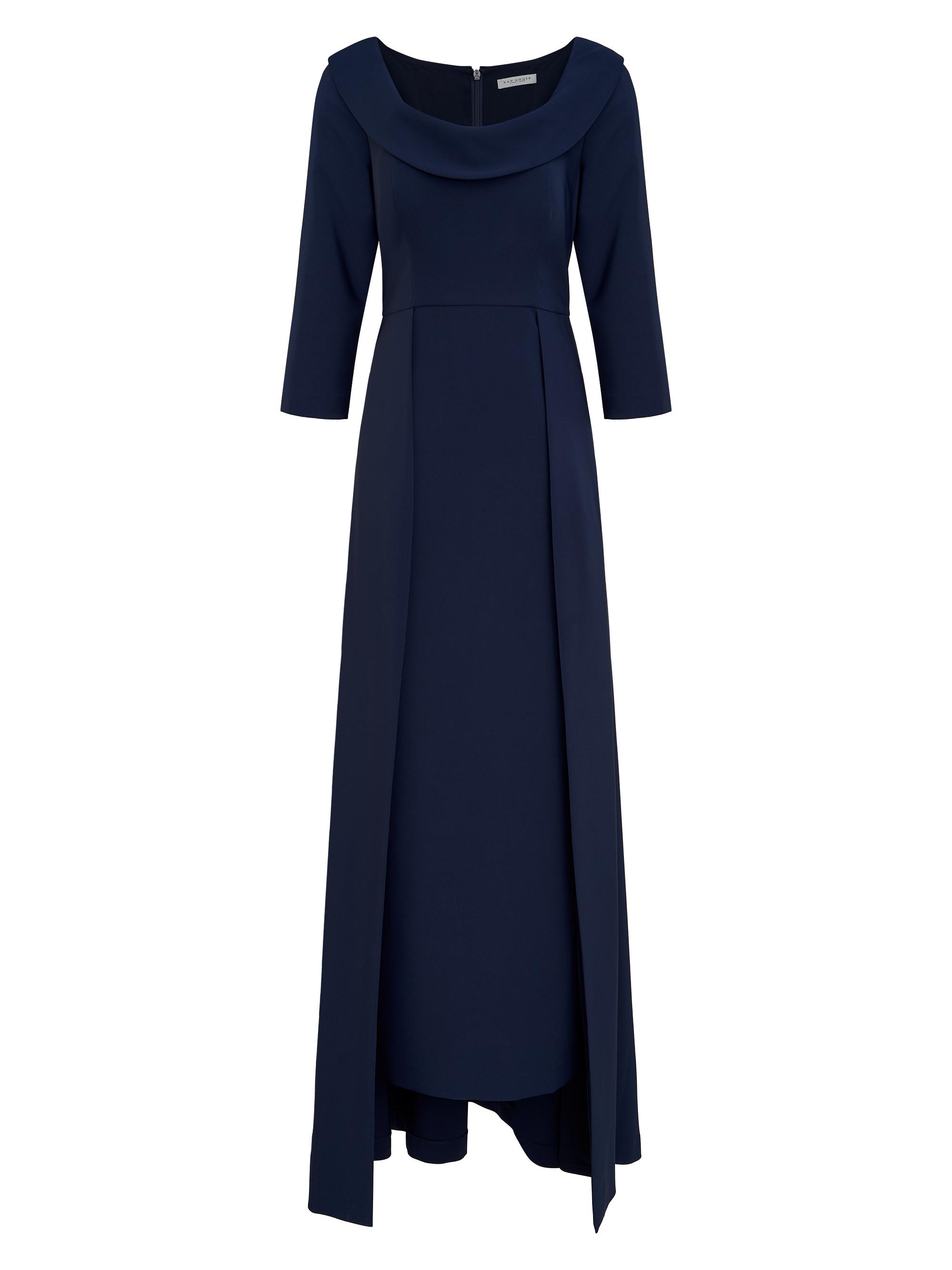 Kay Unger Women's Arwen Walk Thru Gown - Midnight