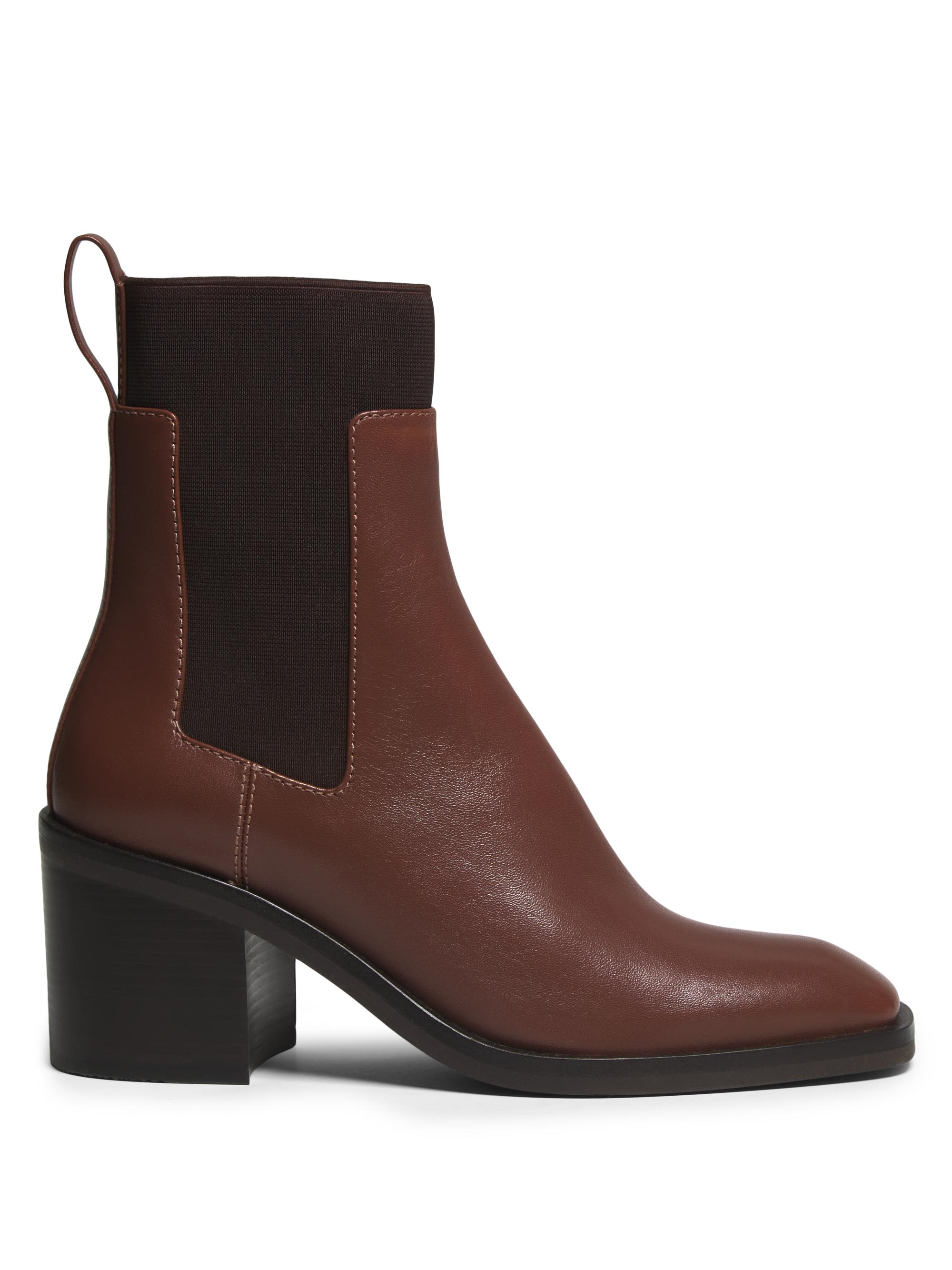 3.1 Phillip Lim Women's Alexa 70MM Leather Chelsea Boots - Cognac