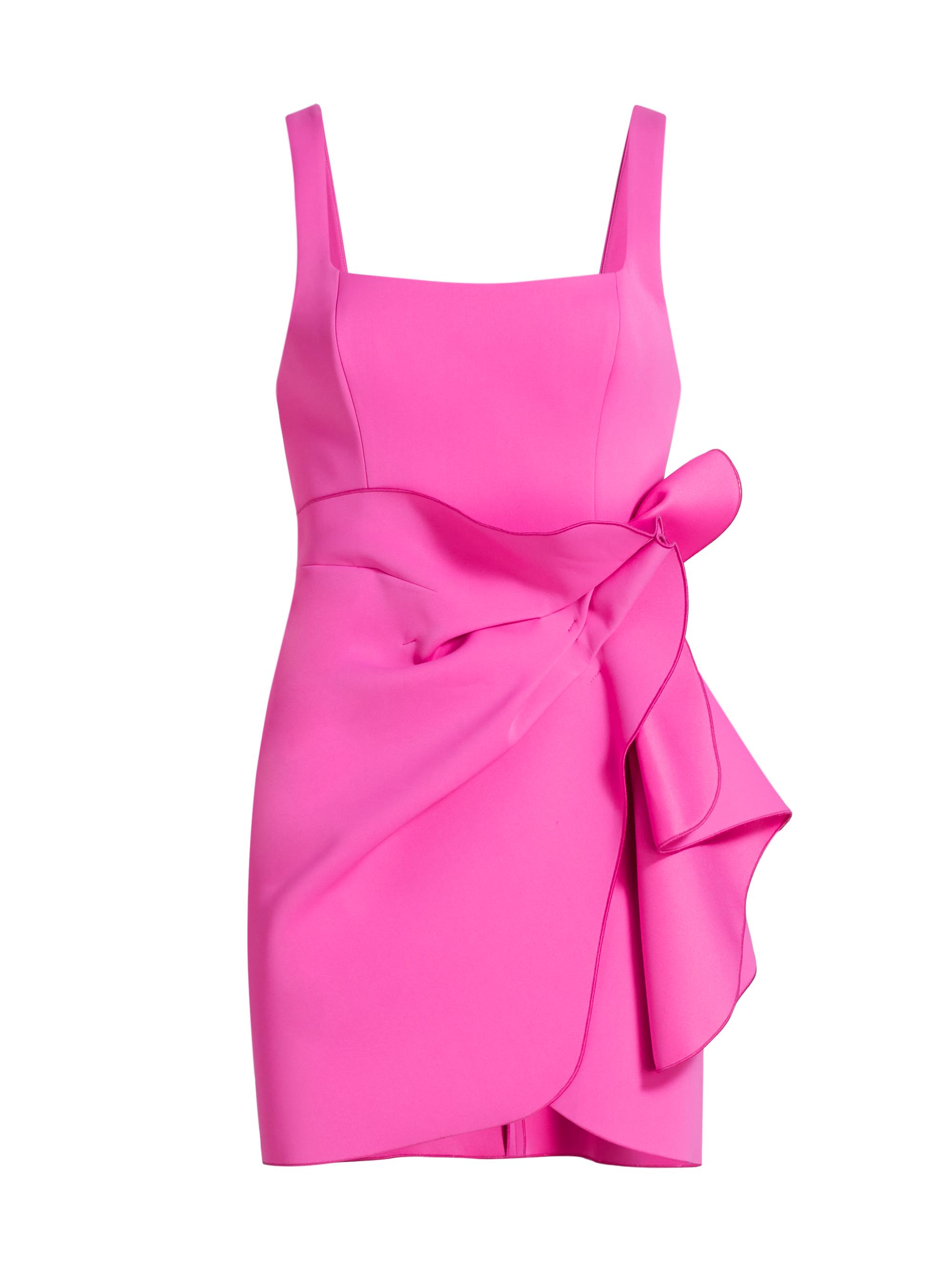 Acler Women's Hewton Pin-Tuck Minidress - Fuchsia