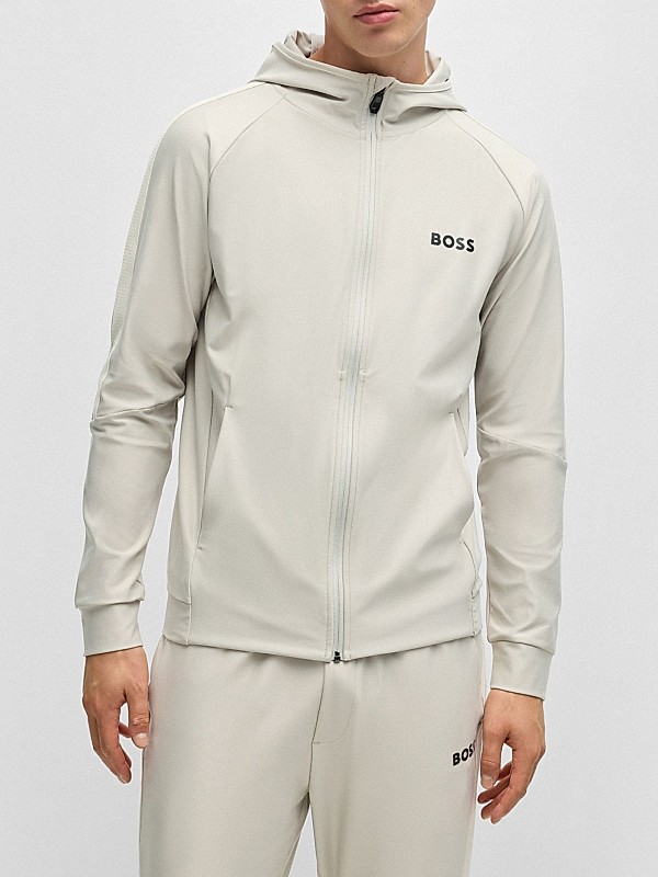 Shop BOSS BOSS x MATTEO BERRETTINI Zip-Up Hoodie | Saks Shop BOSS BOSS x MATTEO BERRETTINI Zip-Up Hoodie | Saks