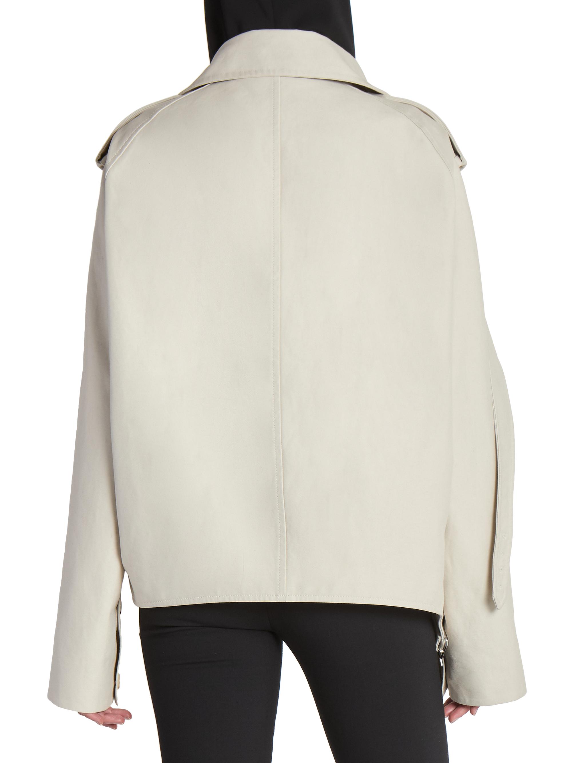 Courreges Oblique Short Trench Coat | Saks Fifth Avenue