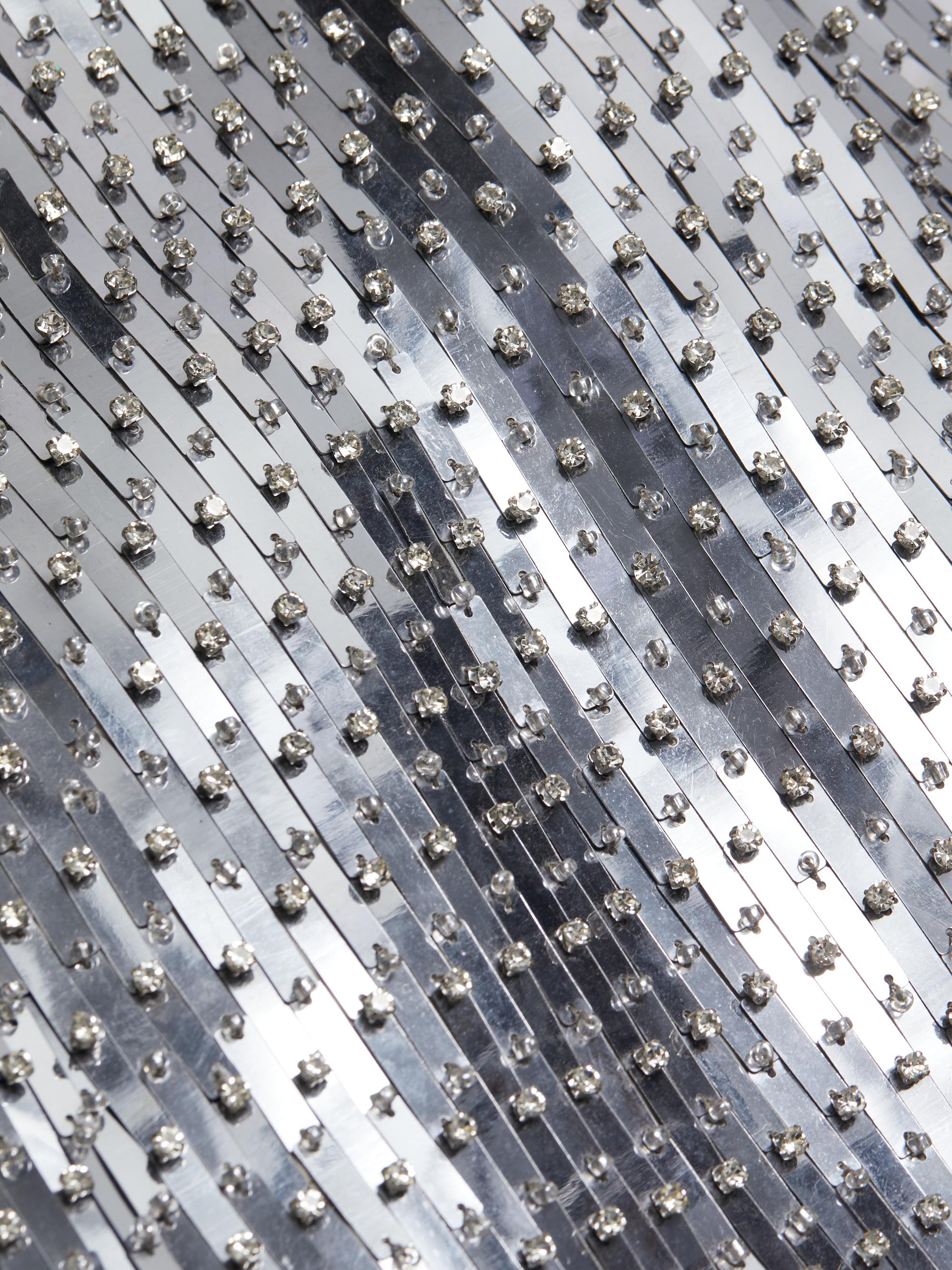 Alice + Olivia Lindsey Embellished Metallic Minidress | Saks