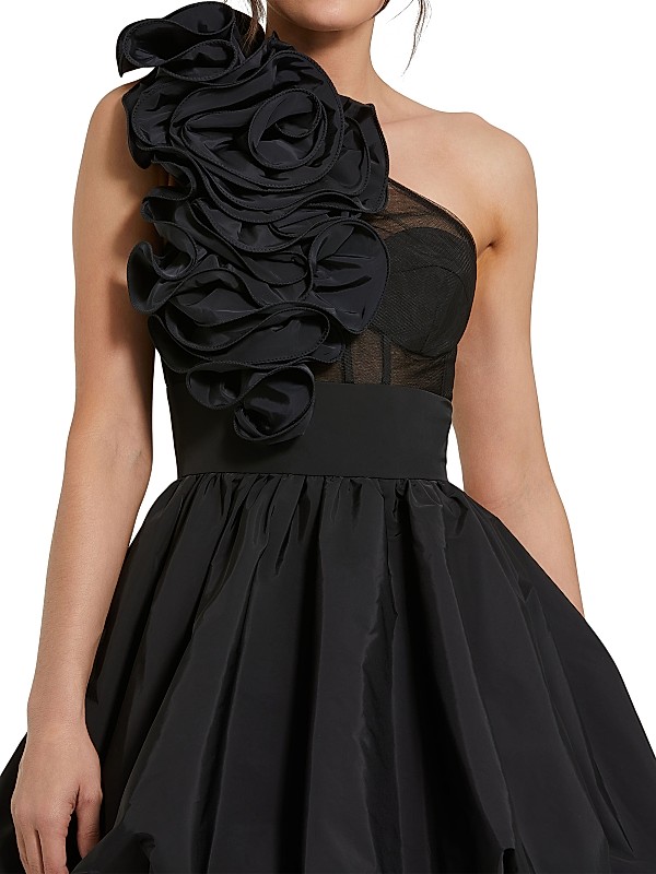 Shop Mac Duggal Taffeta Ruffled Bubble-Hem Minidress | Saks Shop Mac Duggal Taffeta Ruffled Bubble-Hem Minidress | Saks
