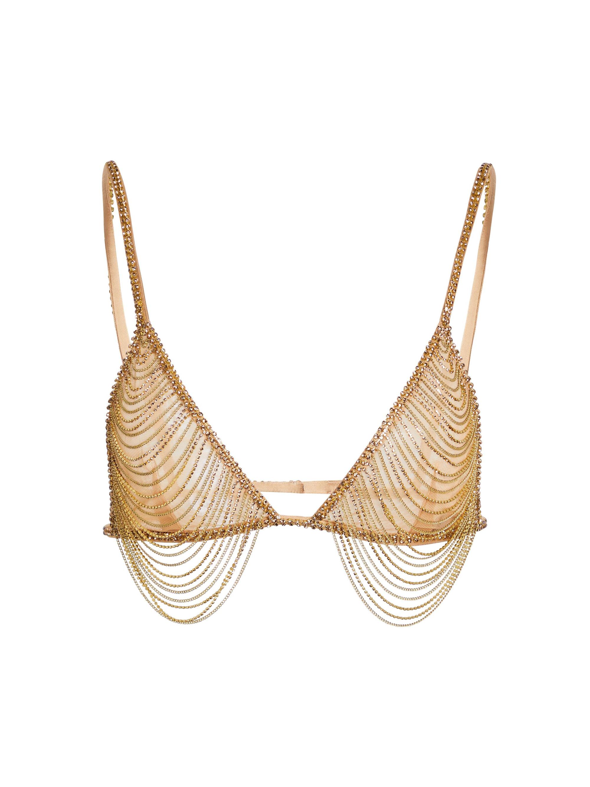 Retrofête Women's Pyla Bra Top - Tannin Gold