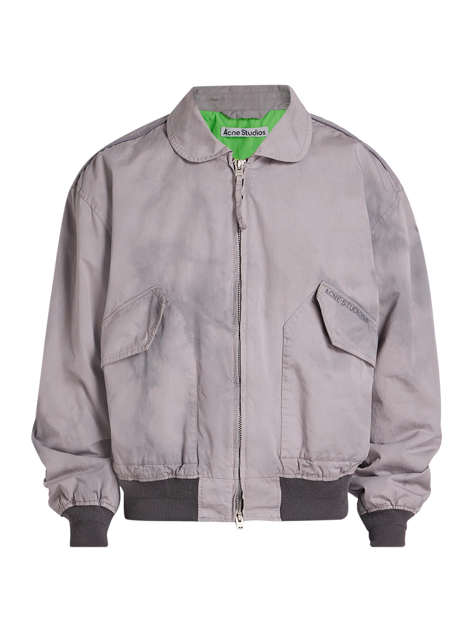 Acne Studios Men's Orlinga Cotton Bomber Jacket - Mid Grey