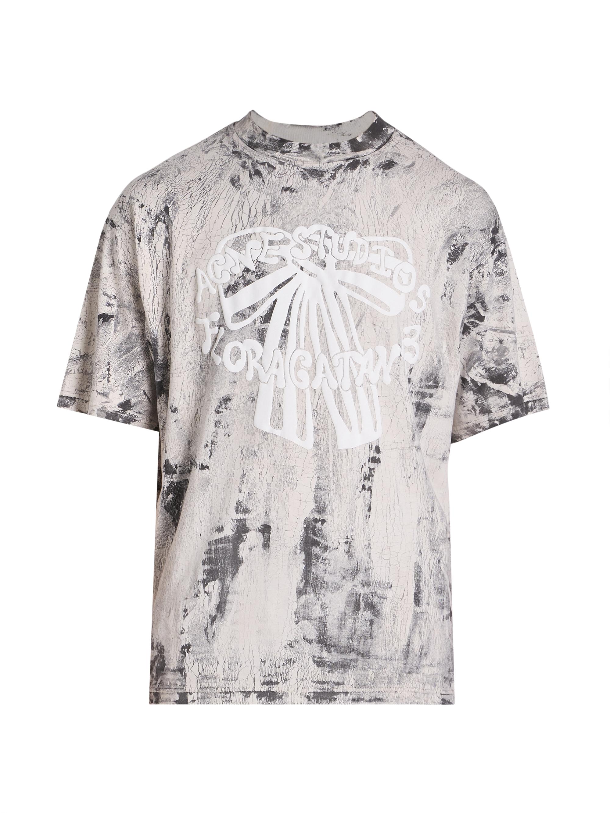 Acne Studios Exford U Bow Logo Cotton T-Shirt | Saks Fifth Avenue