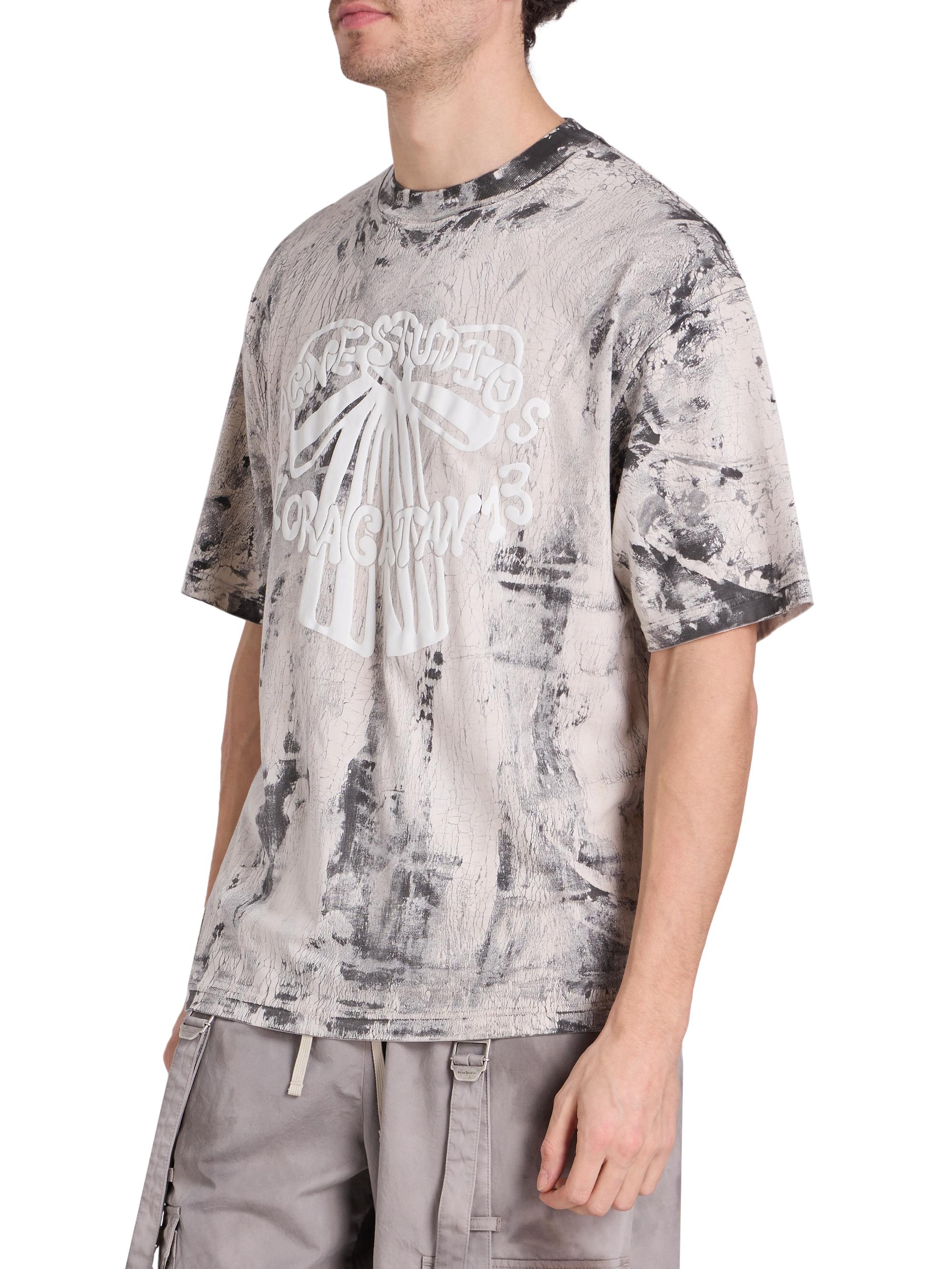 Acne Studios Exford U Bow Logo Cotton T-Shirt | Saks Fifth Avenue