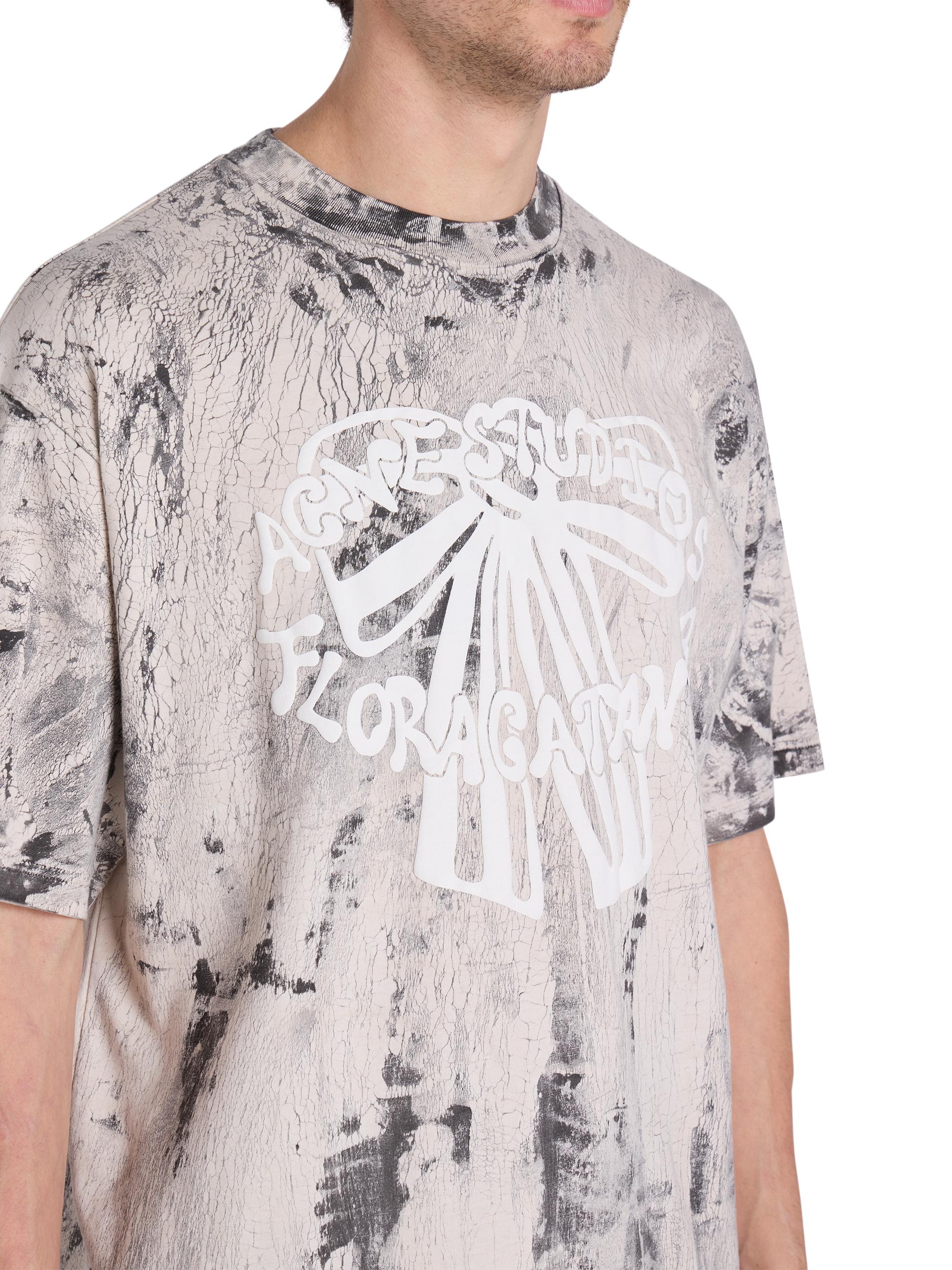 Acne Studios Exford U Bow Logo Cotton T-Shirt | Saks Fifth Avenue