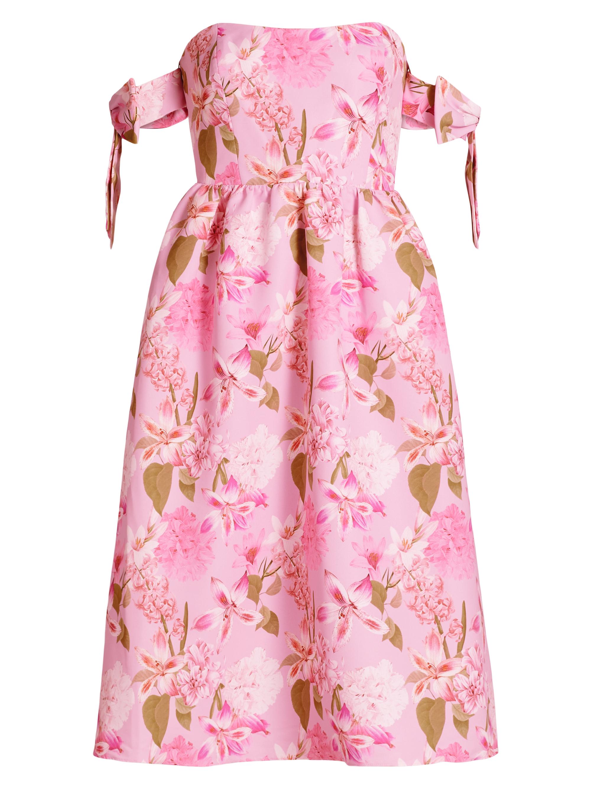 Sachin & Babi Women's Evelyn Floral Off-The-Shoulder Midi-Dress - Rose Garden