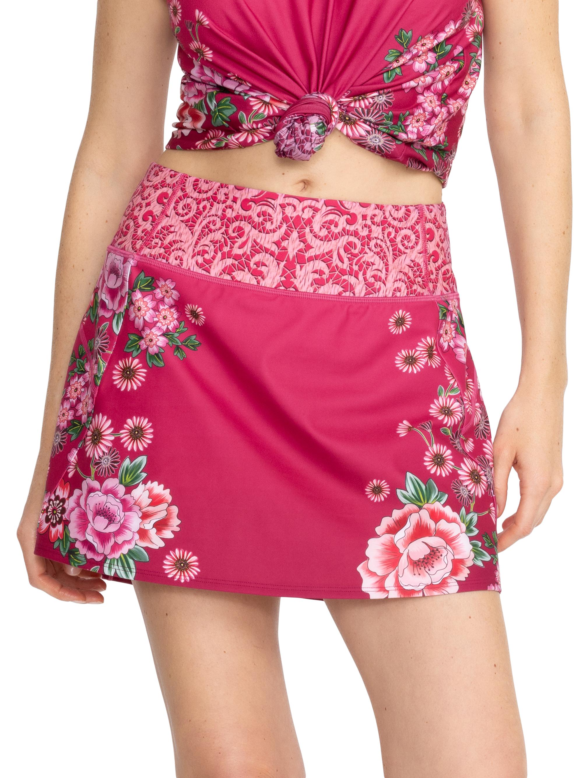Johnny Was Women's Bee Active Miniskirt - Pink Lace