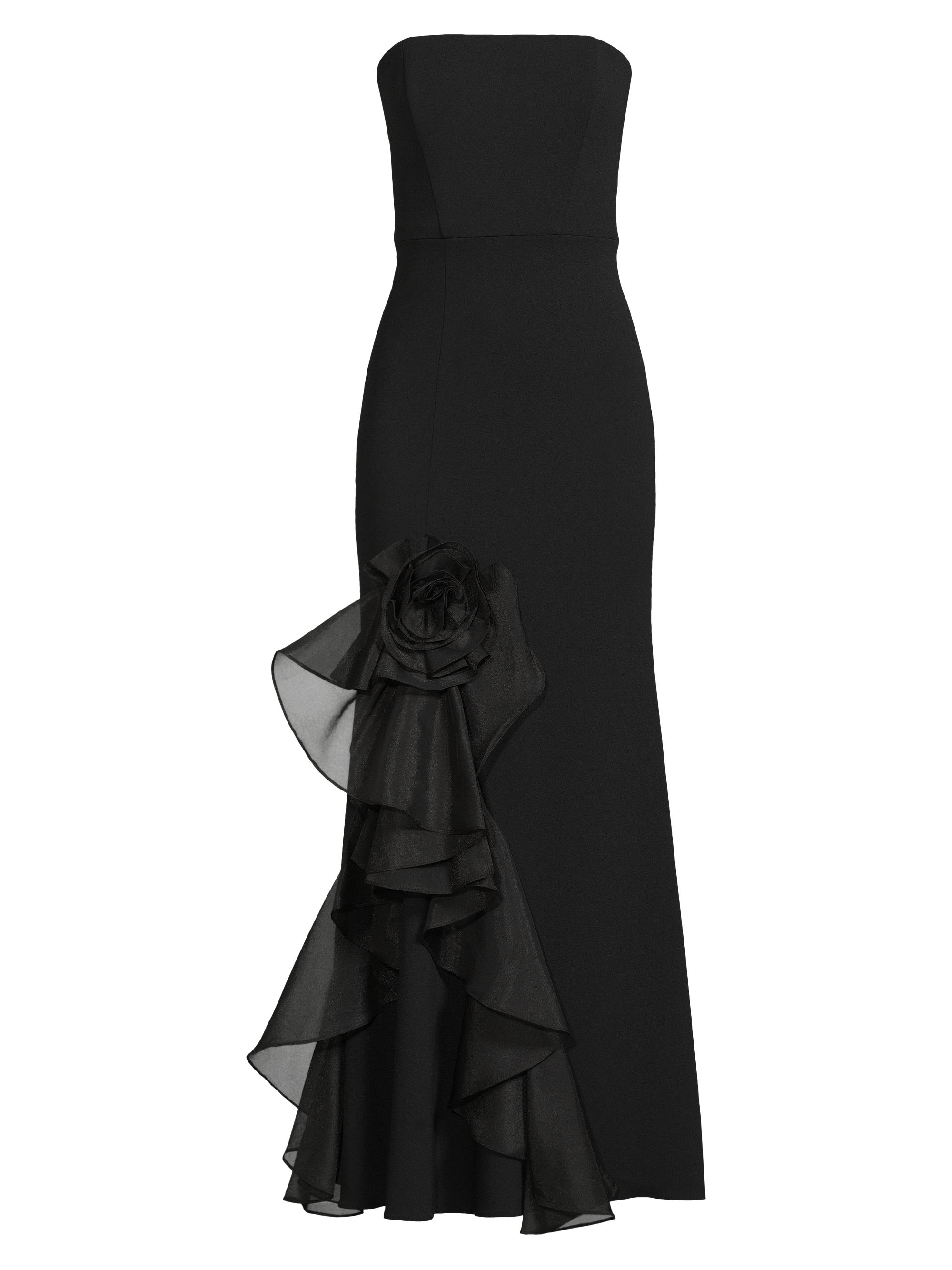 AIDAN MATTOX 黒ワンショルマーメイドロングドレス AIDAN MATTOX 黒ワンショルマーメイドロングドレス Aidan Mattox One