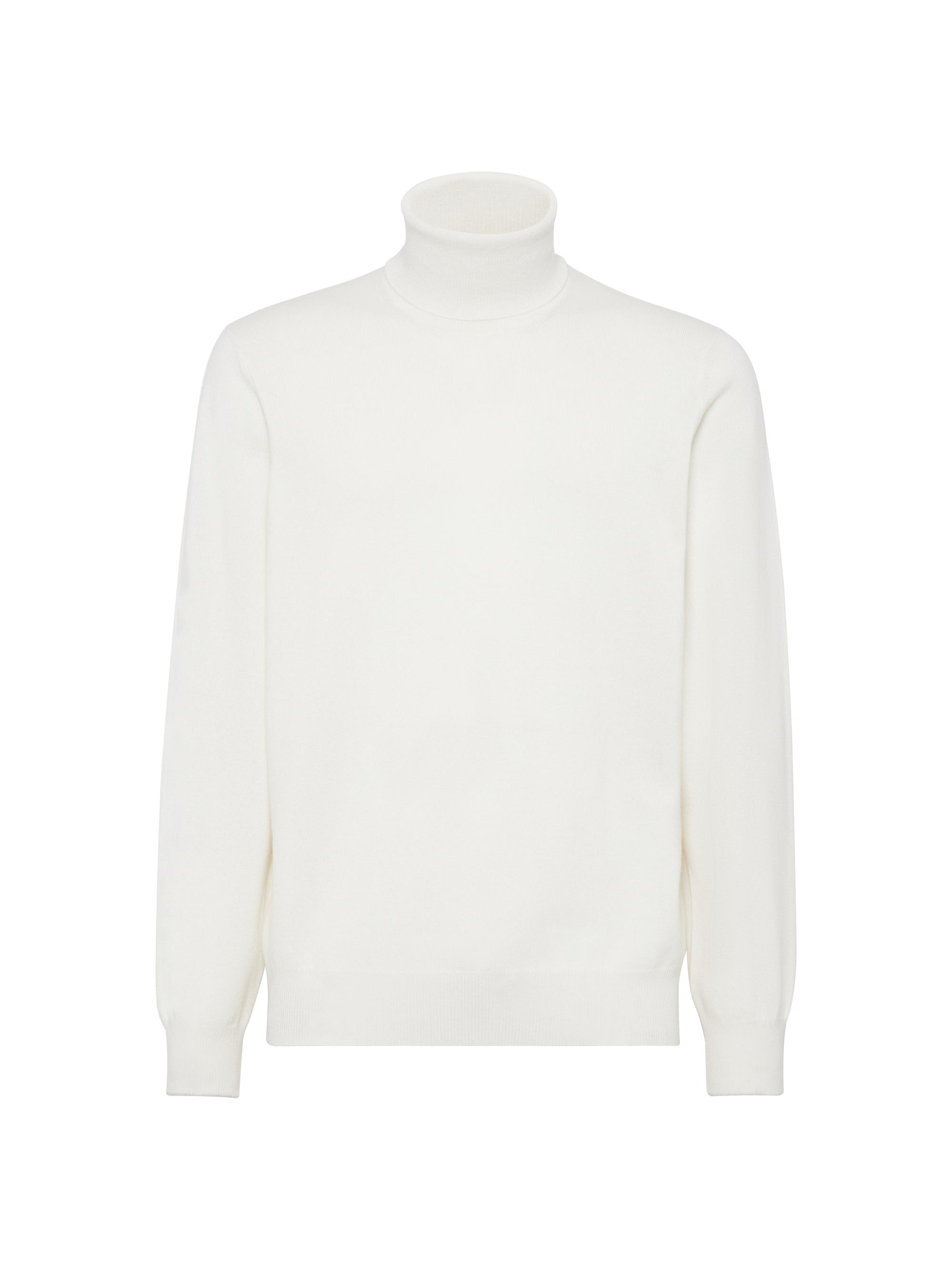 Brunello Cucinelli Men's Cashmere Turtleneck Sweater - Panama
