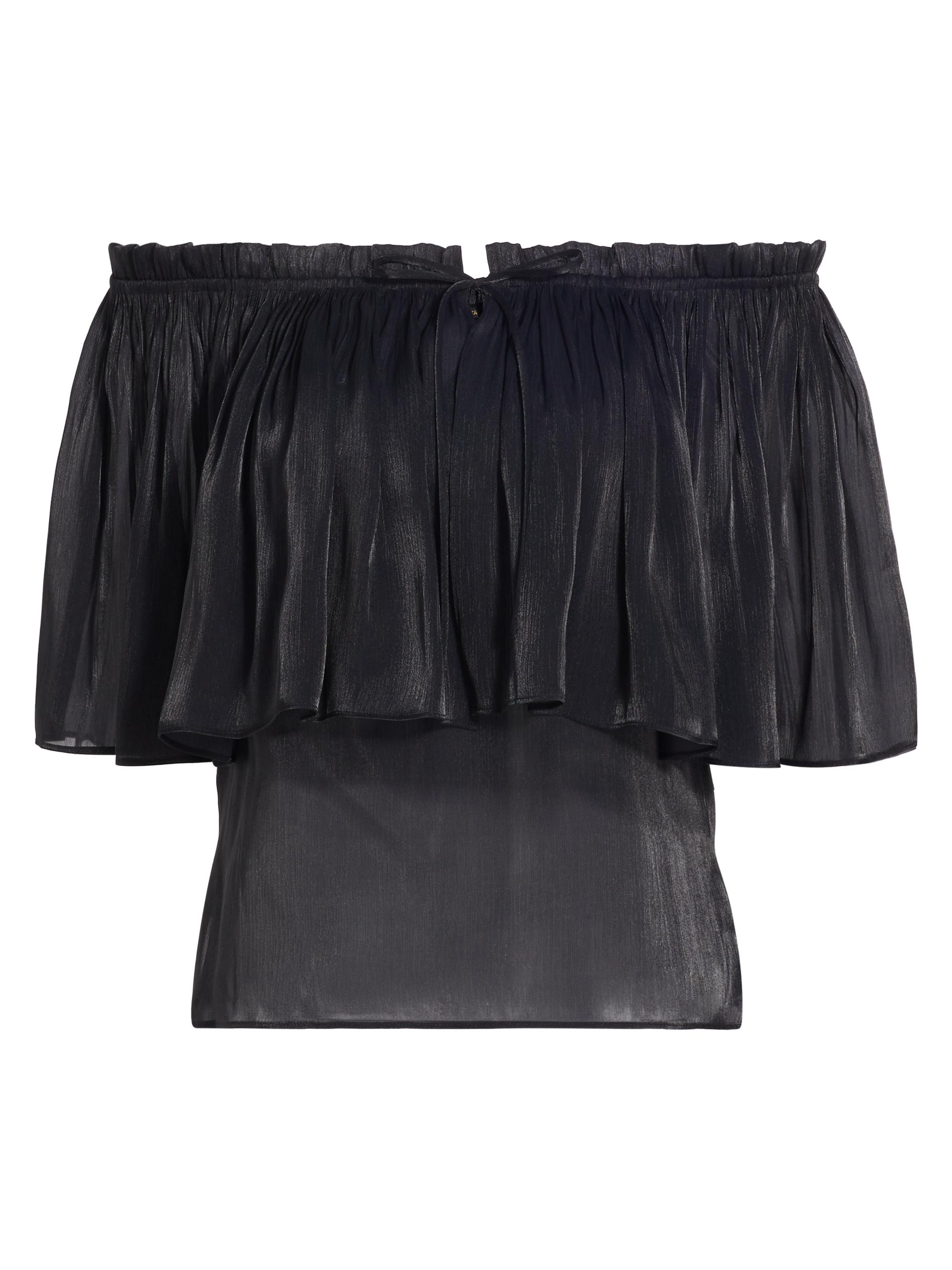 Kobi Halperin Women's Mads Off-The-Shoulder Blouse - Black