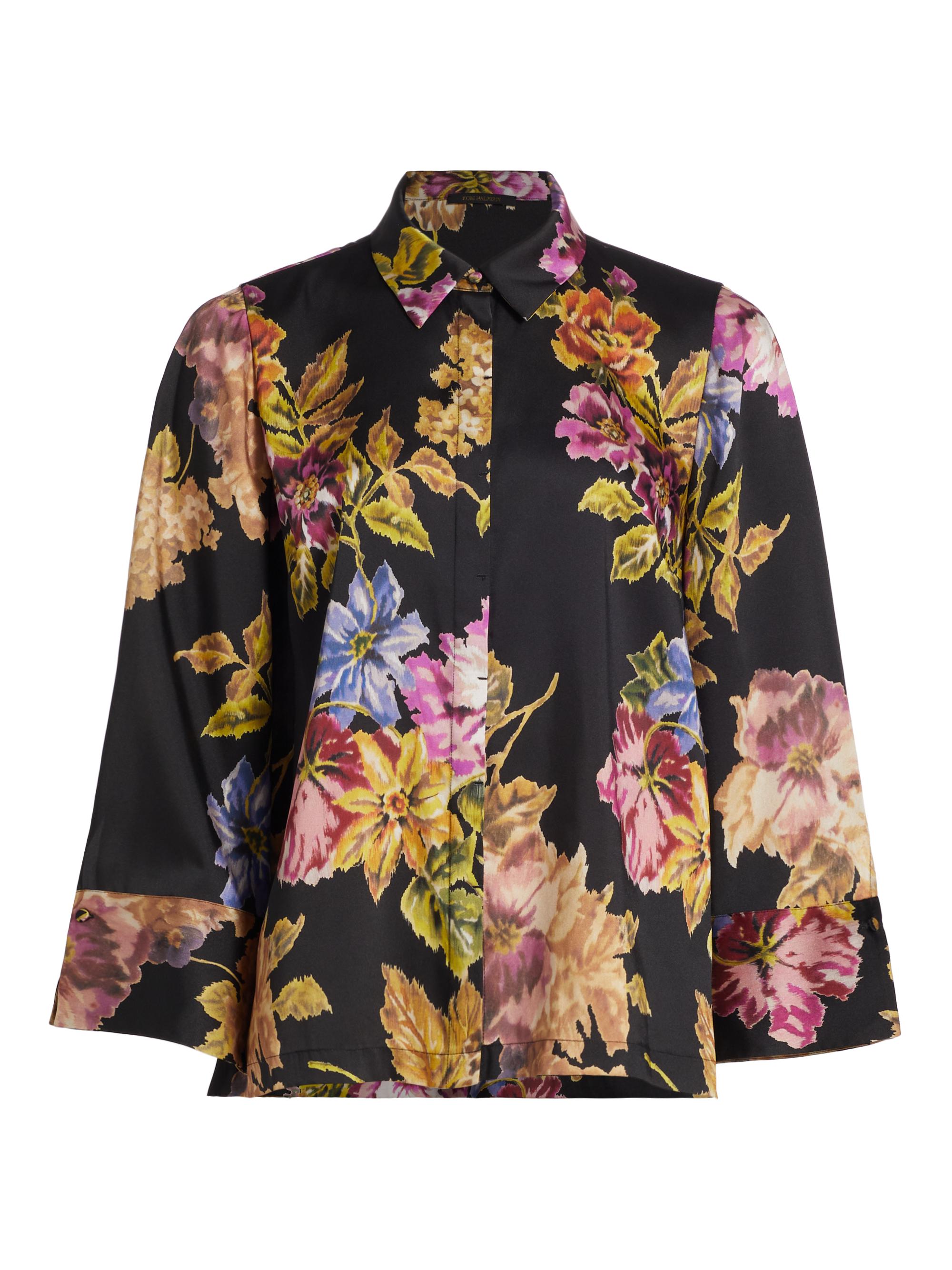 Kobi Halperin Women's Kezia Floral Blouse - Black Multi