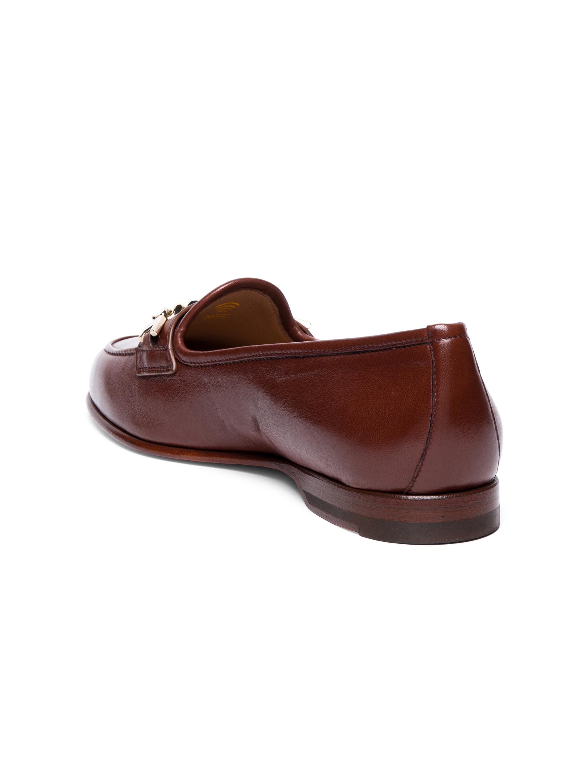 Santoni Leather Loafers | Saks Fifth Avenue