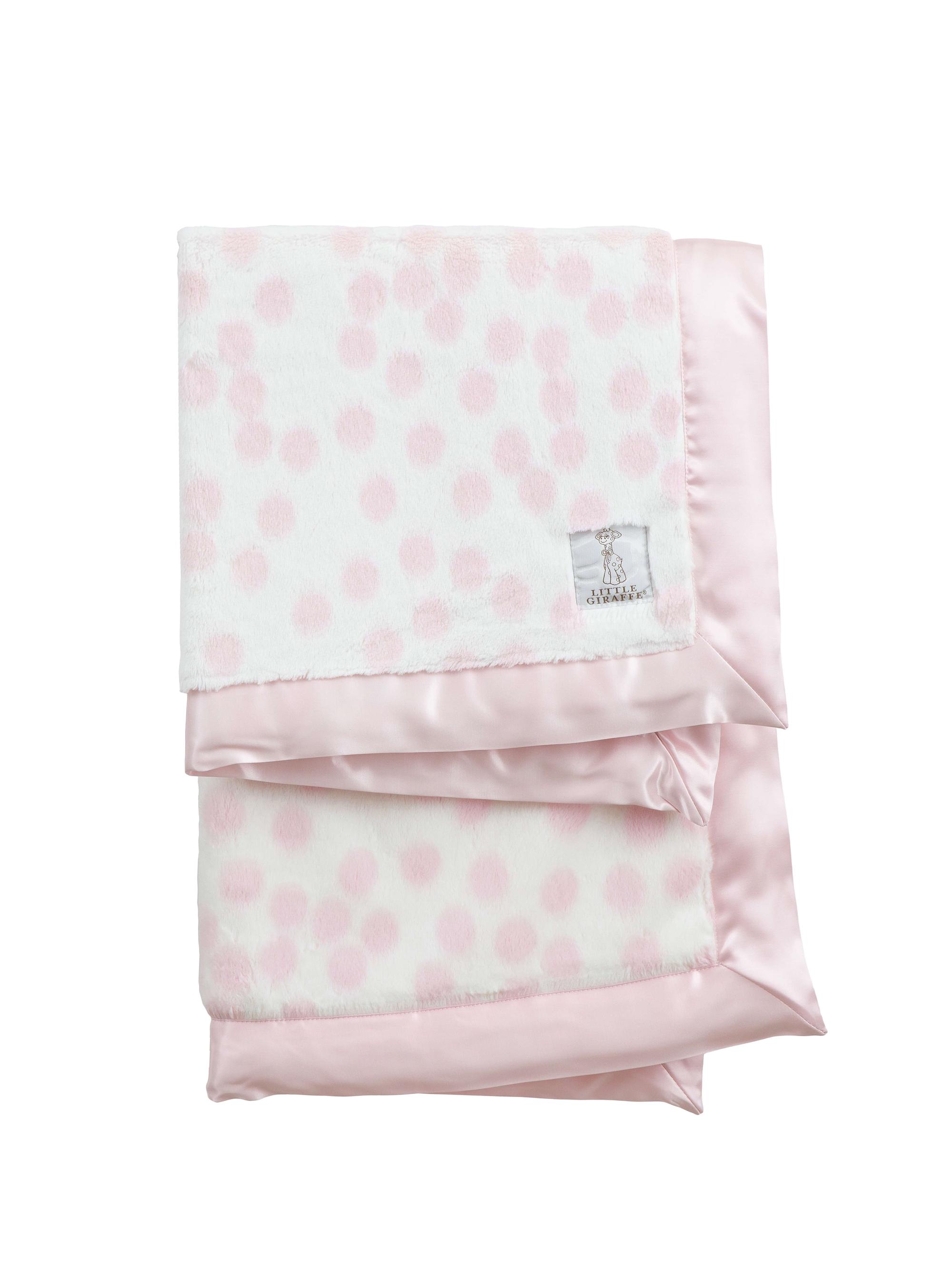 Little Giraffe Baby's Confetti Plush Blanket - Blue