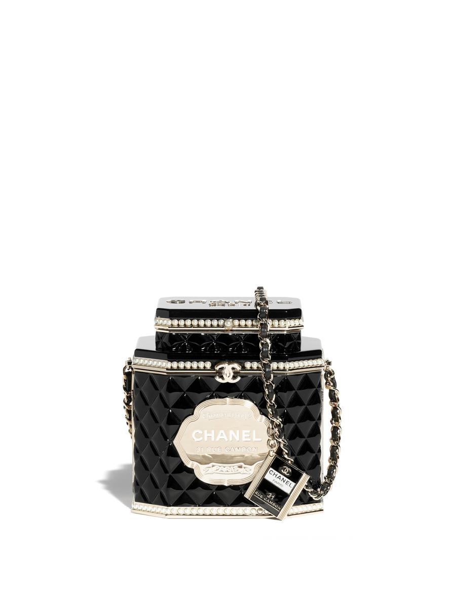 CHANEL TEA BOX MINAUDIERE | Saks Fifth Avenue