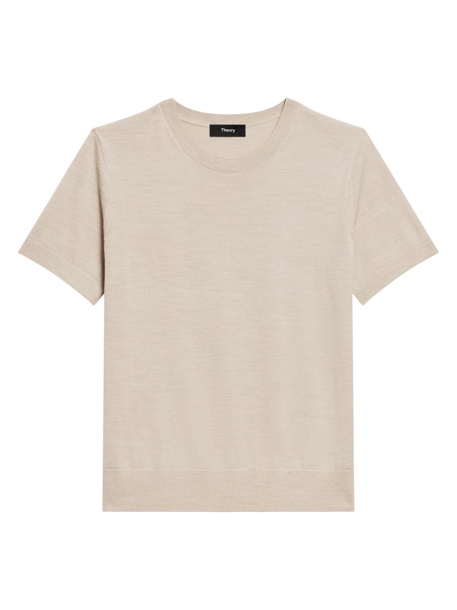 新品　Theory Lightweight Wool Pocket Shirt Theory Basic Merino Wool T-Shirt | Saks Fifth Avenue