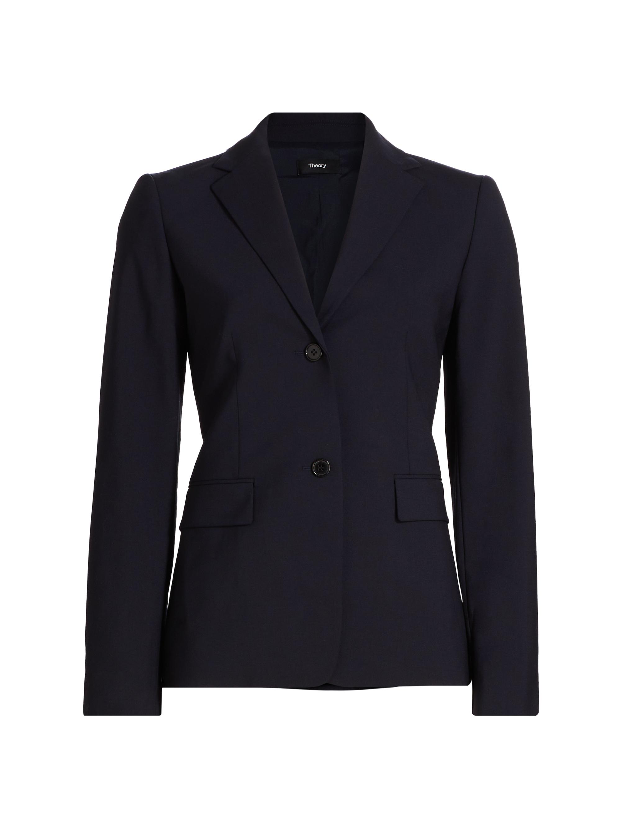Theory Carissa Wool Blazer | Saks Fifth Avenue
